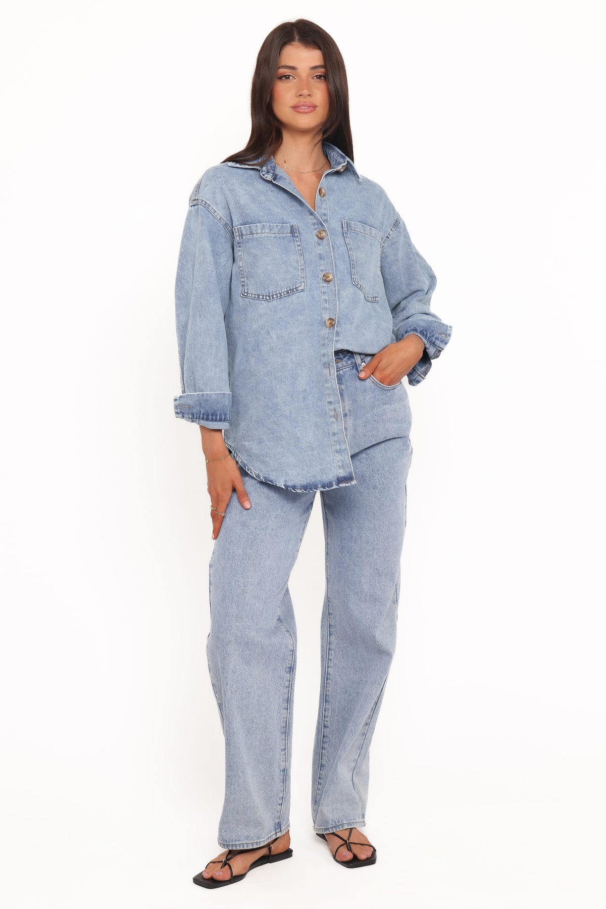 Anicia Denim Shirt in Light – view 5 of 7