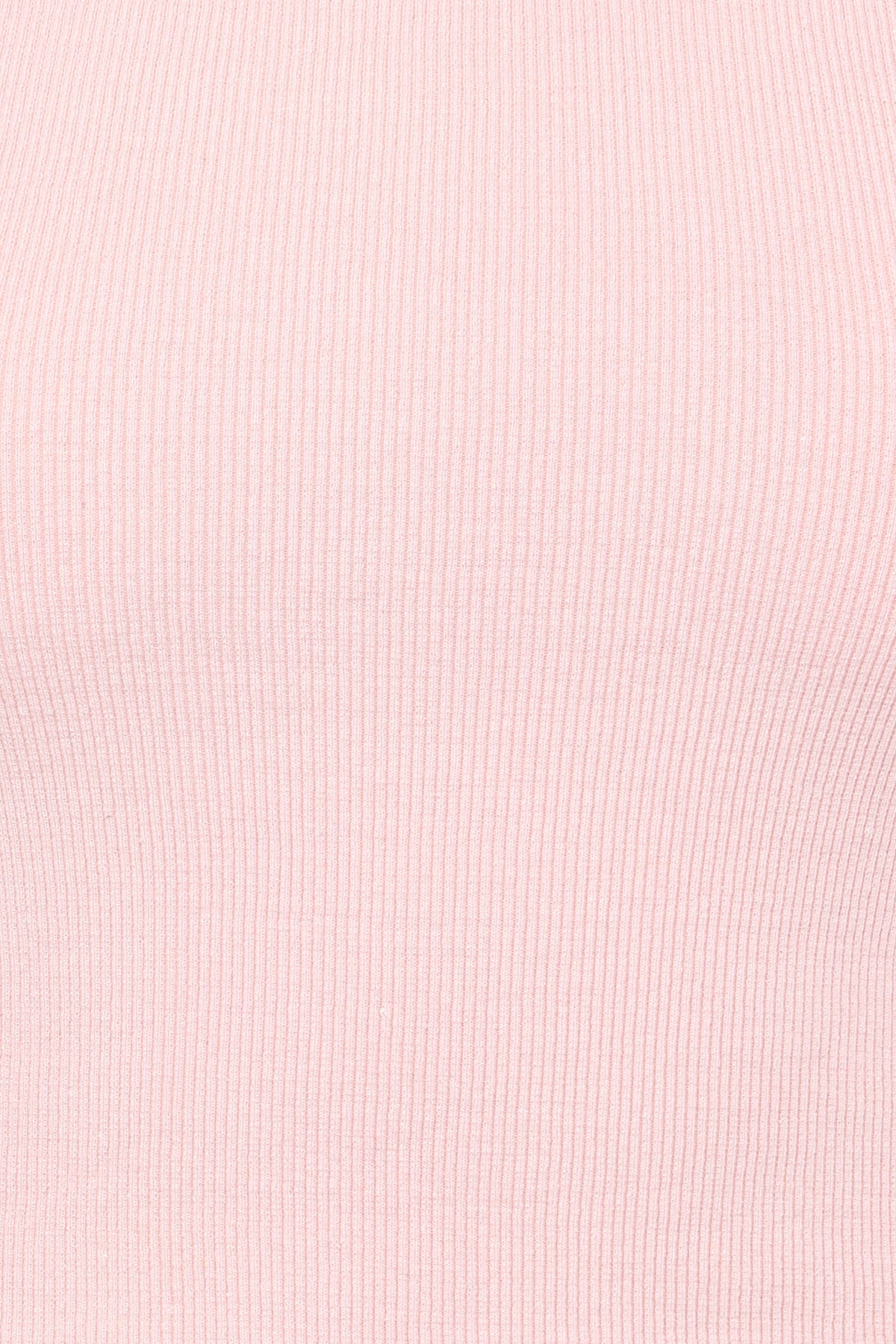 Ari Ribbed Tank Top in Petal Pink – view 6 of 7