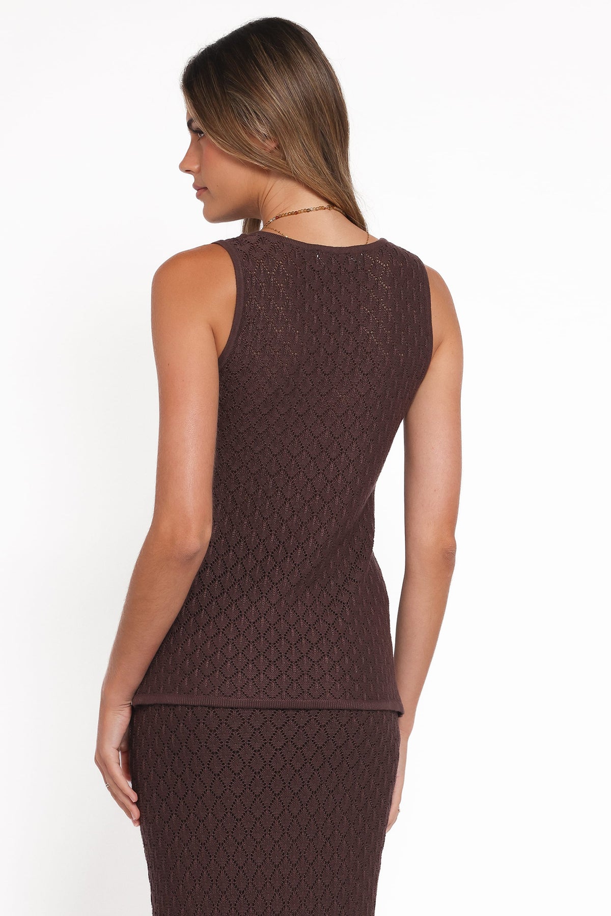 Asplie Knit Top in Espresso – view 5 of 7