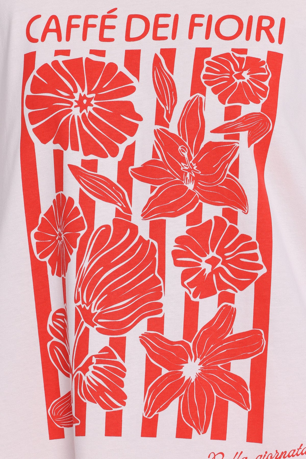 Caffe Dei Fiori Tee in Pink – view 7 of 8