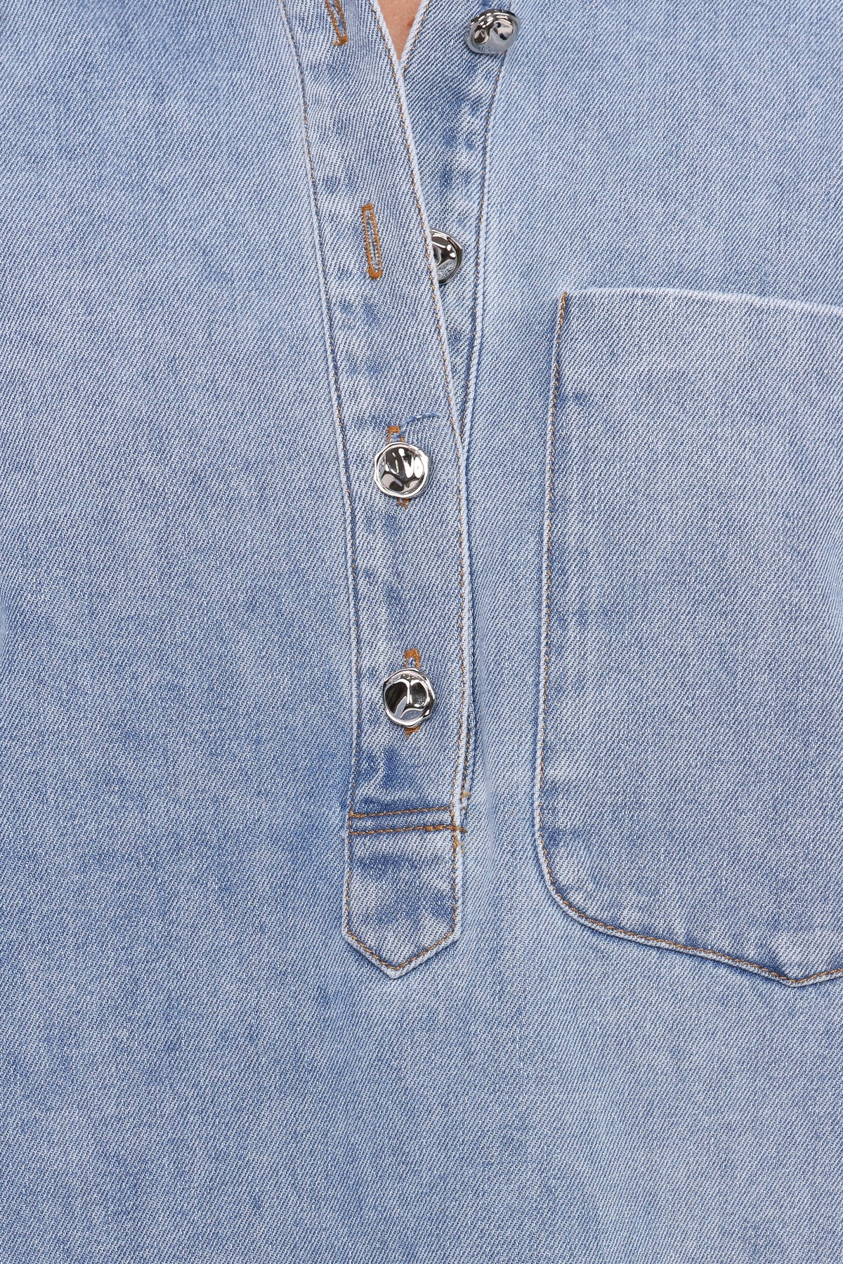 Celestia Denim Top in Light Wash – view 7 of 7