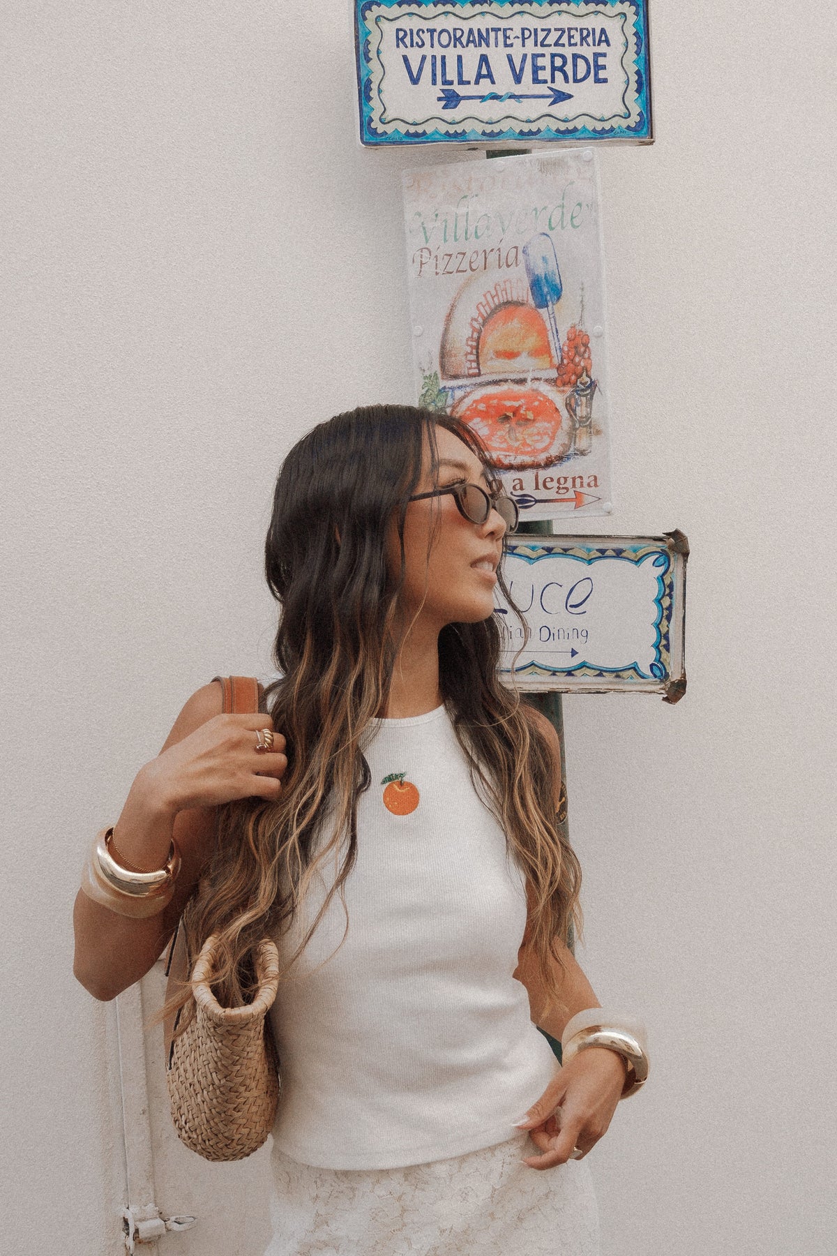 Celestine Graphic Tank in White – view 8 of 8