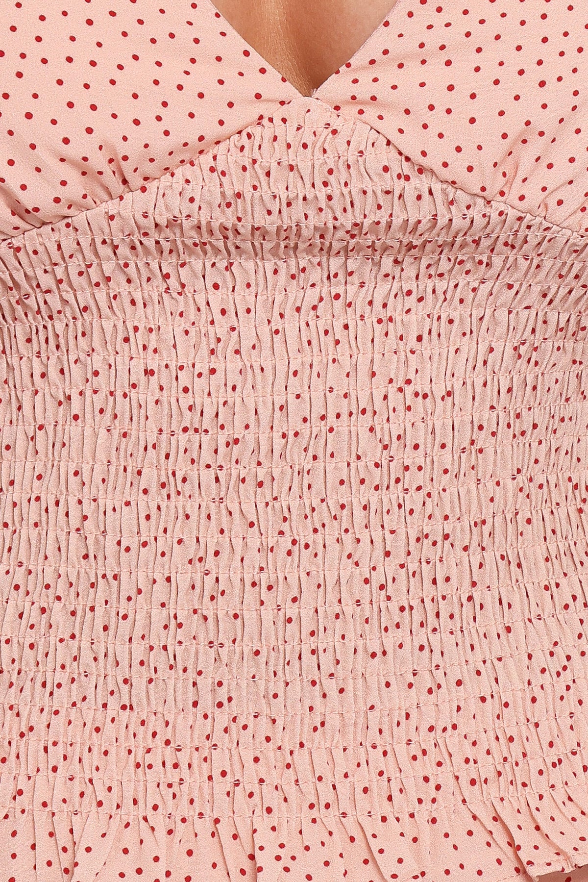 Cinthia Top in Peach Polka Dot – view 7 of 8
