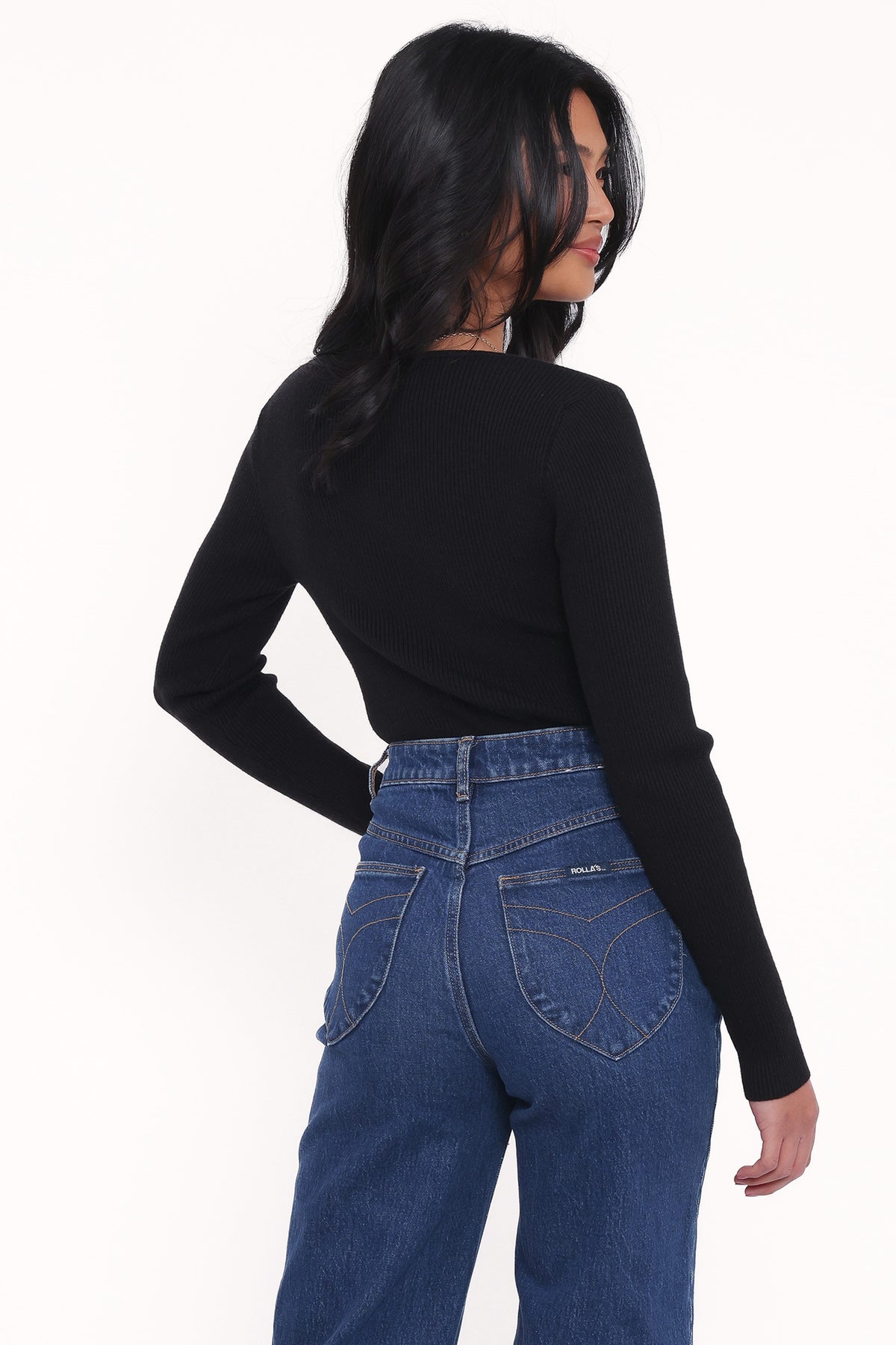 Cooper Knit Top in Black – view 4 of 7