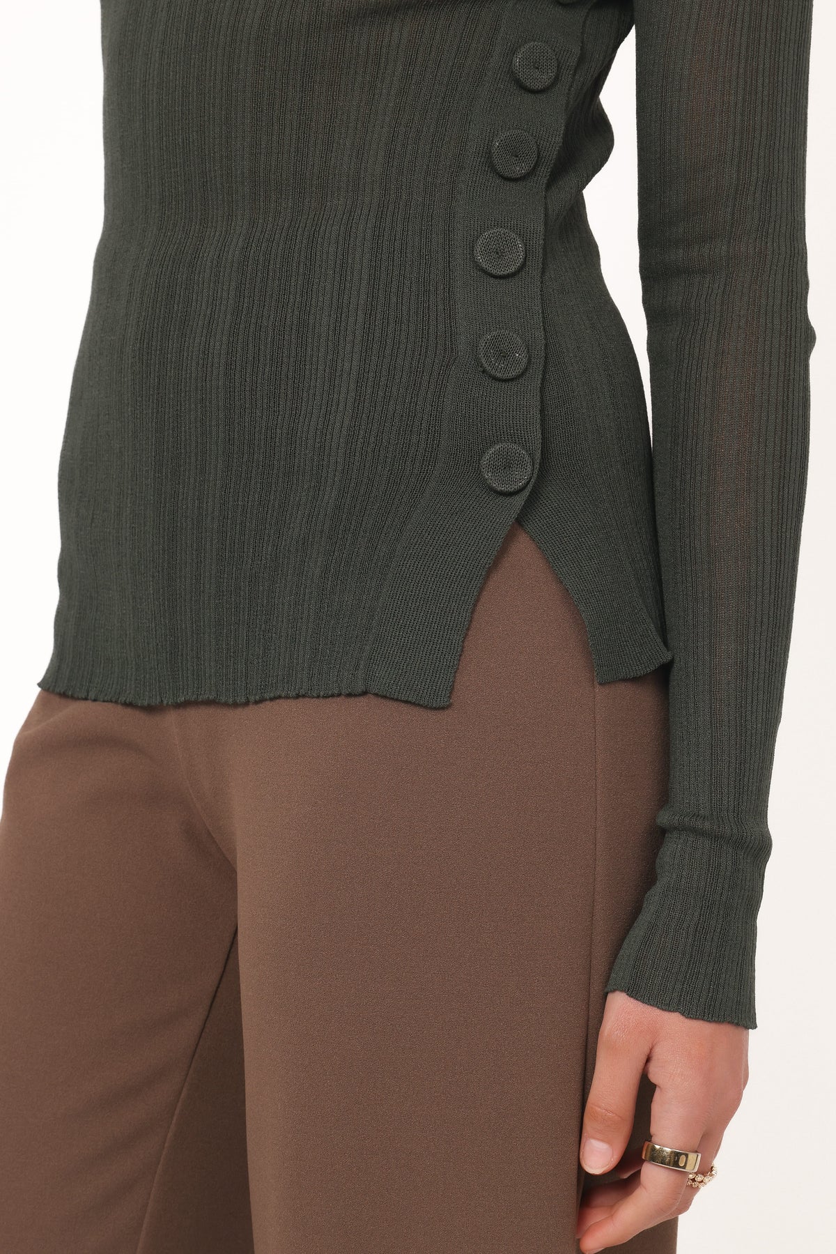 Delphine Top in Dark Green – view 6 of 7