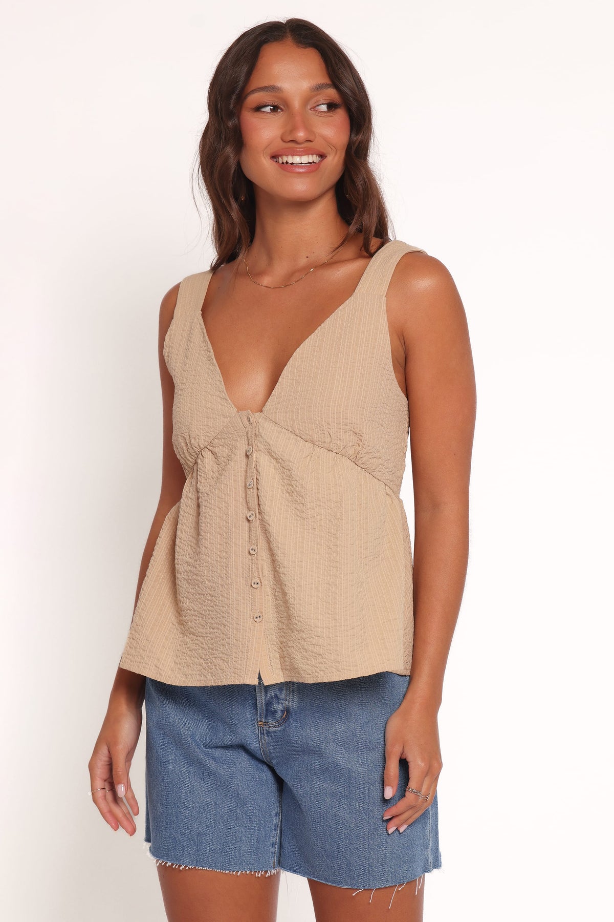 Denni Top in Sand – view 2 of 7