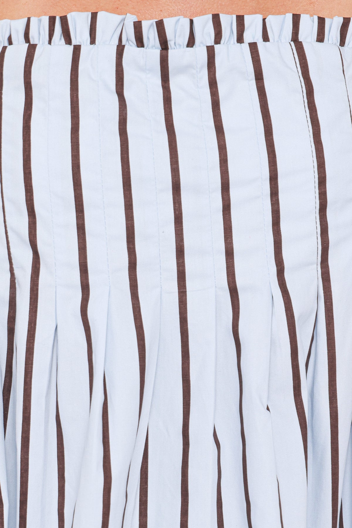Dulce Top in Blue/Brown Stripe – view 8 of 9