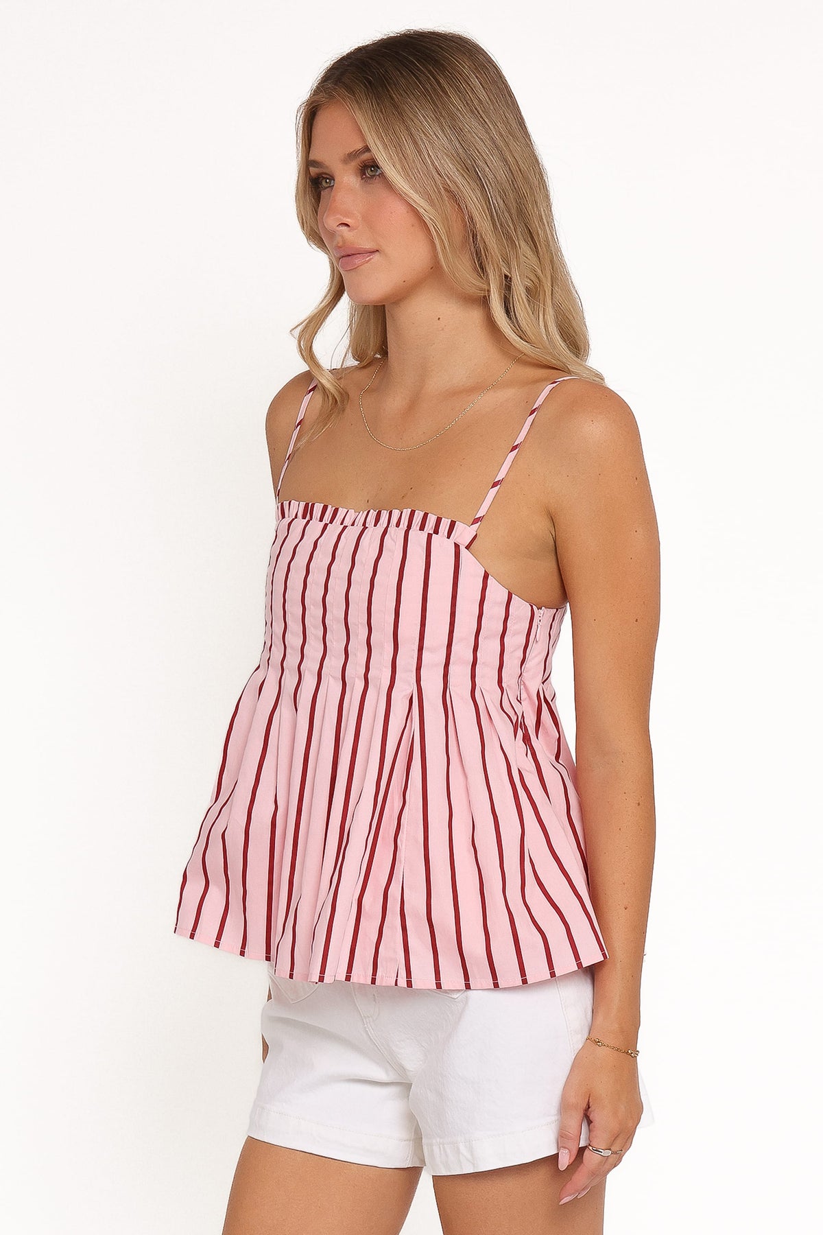 Dulce Top in Pink Stripe – view 4 of 8
