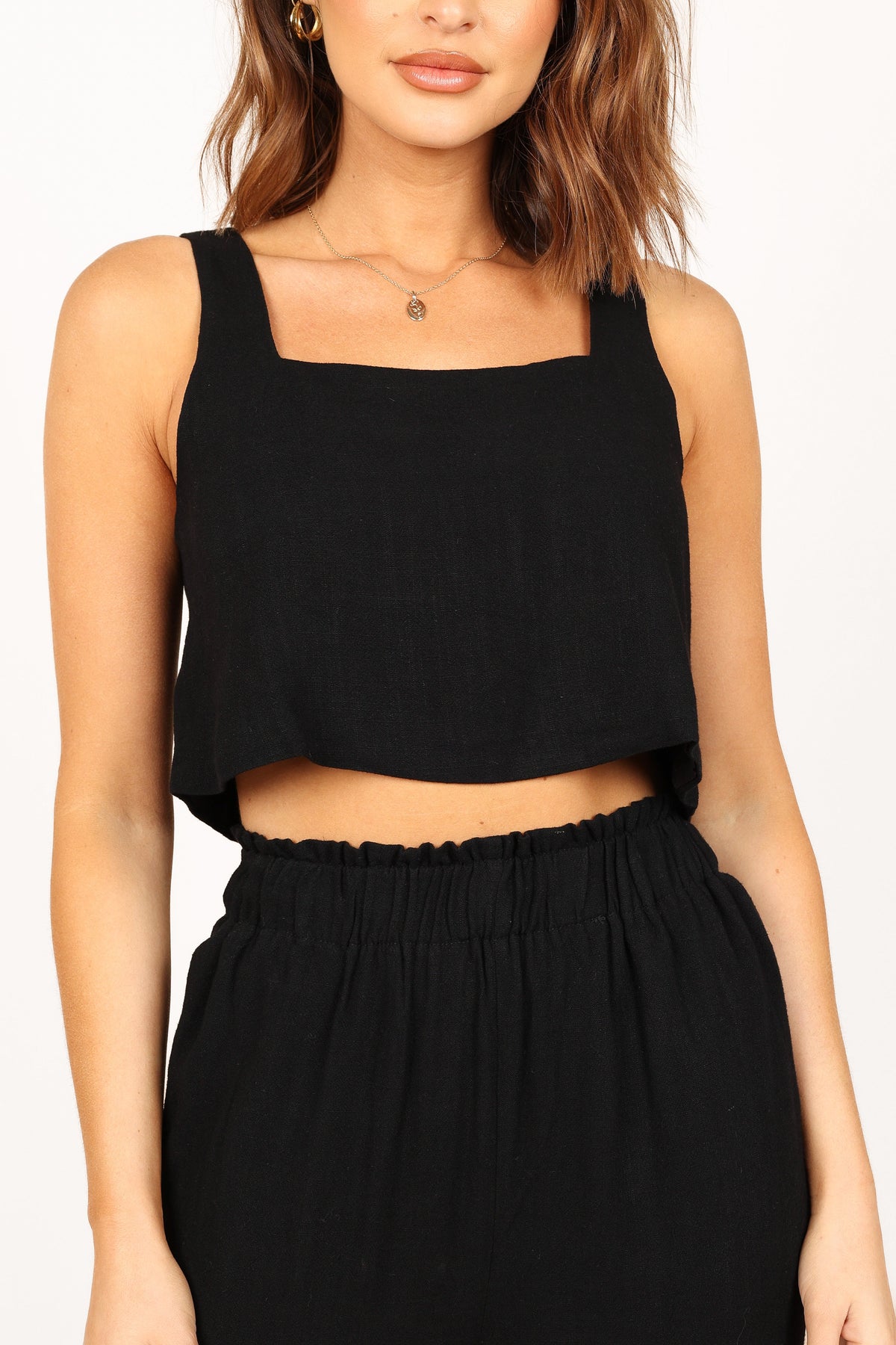 Eleanor Cropped Top in Black – view 7 of 7