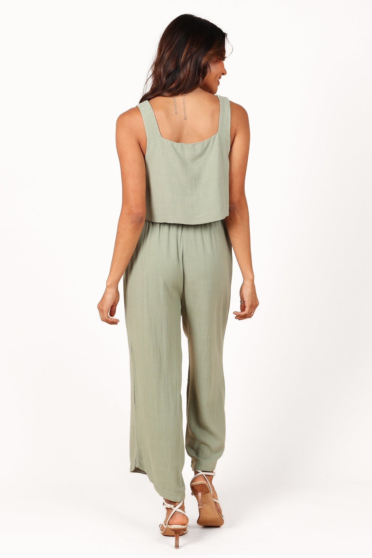 Eleanor Cropped Top in Green – view 4 of 6