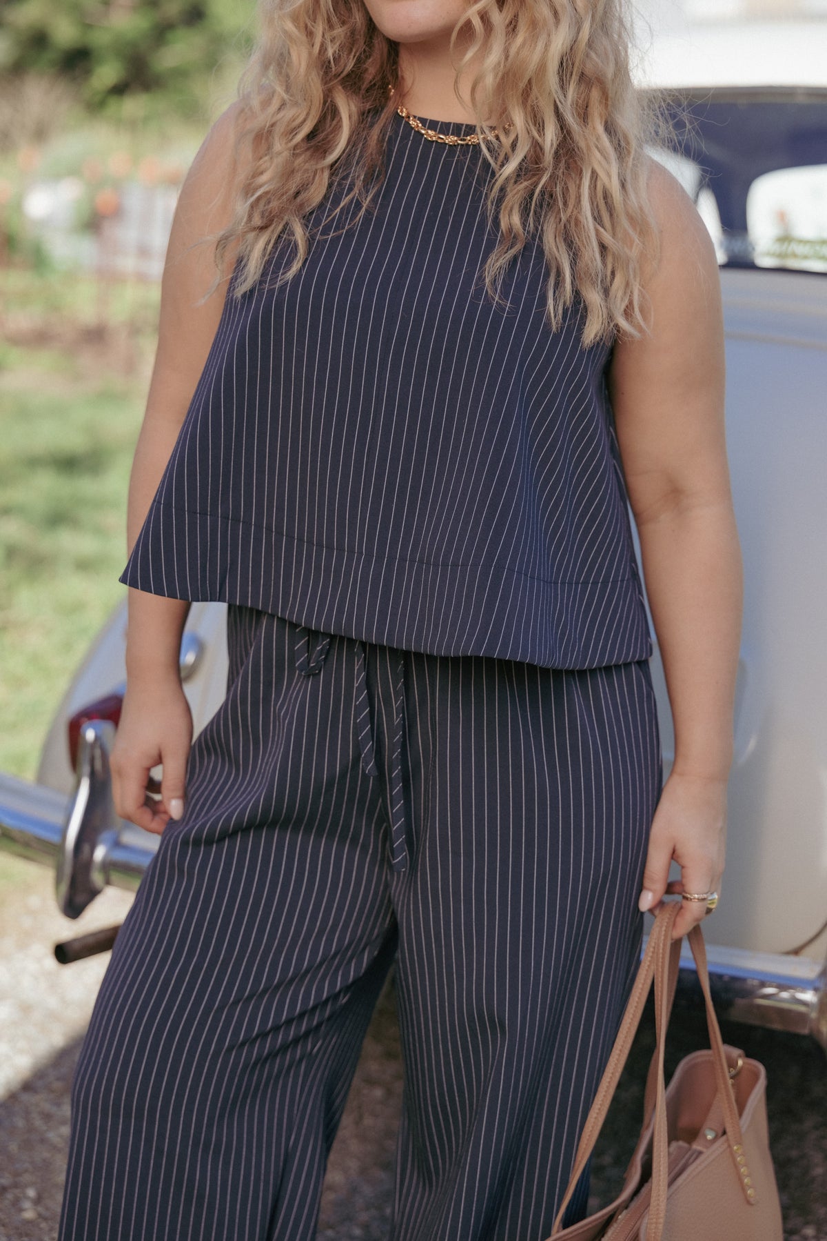 Enda Top in Navy White Stripe – view 8 of 8