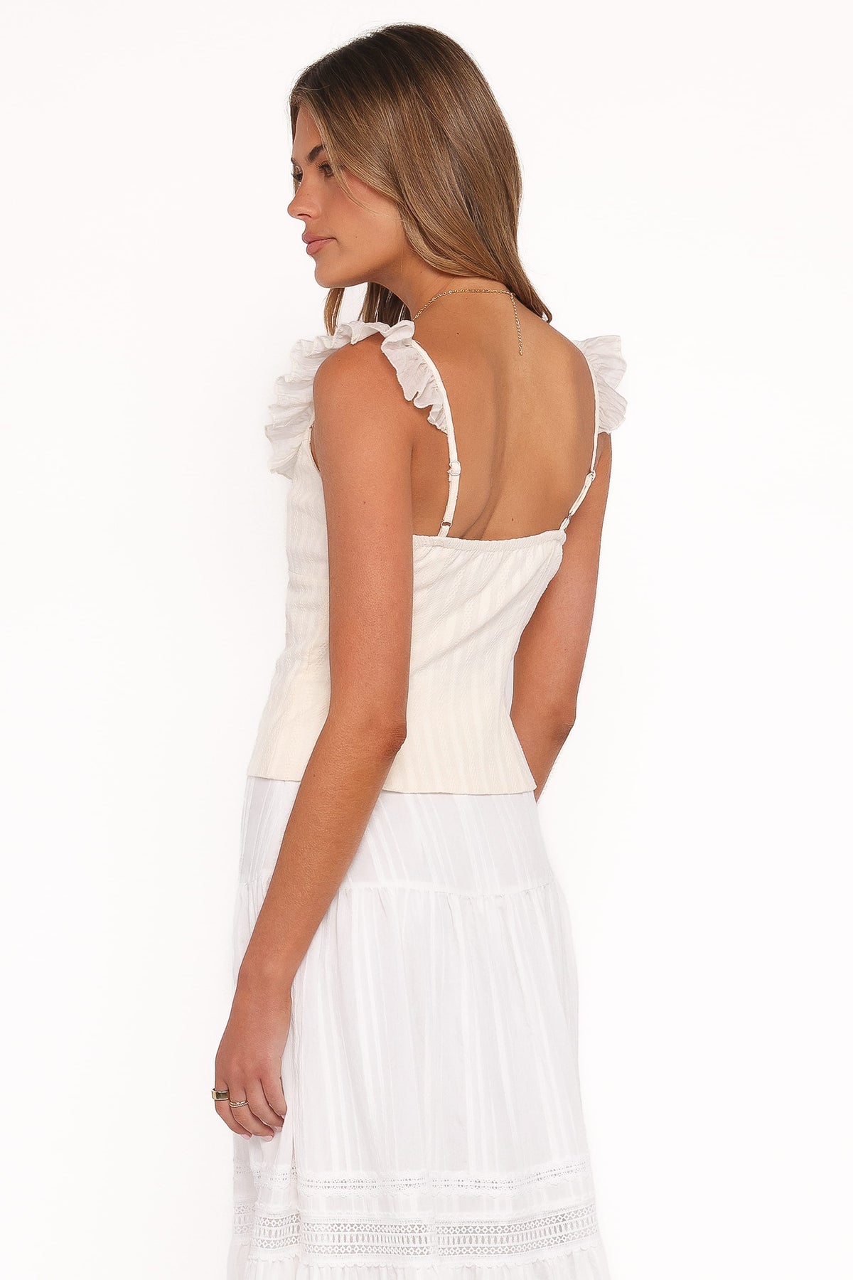 Eulalie Corset Top in Cream – view 5 of 7