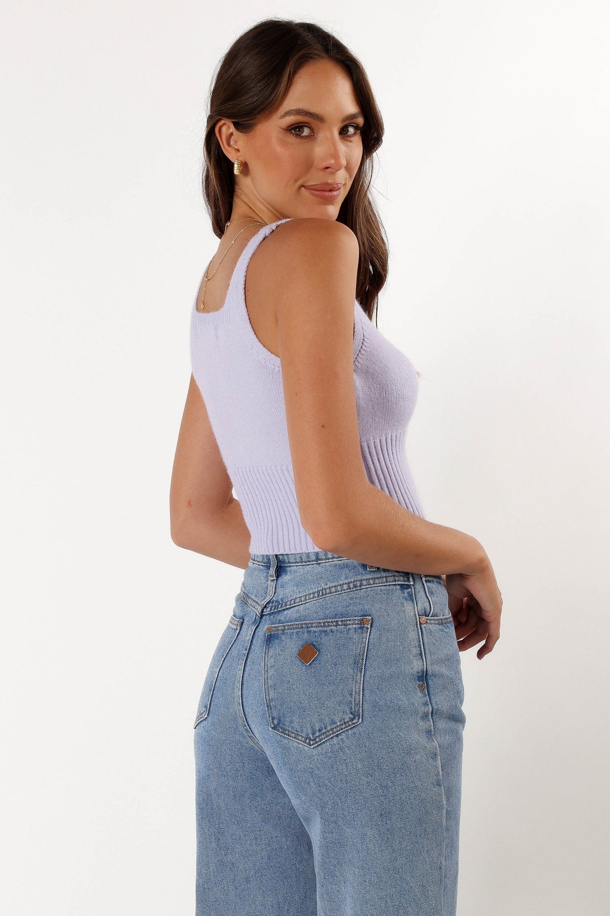 Isabel Sweater Top in Lilac – view 6 of 10