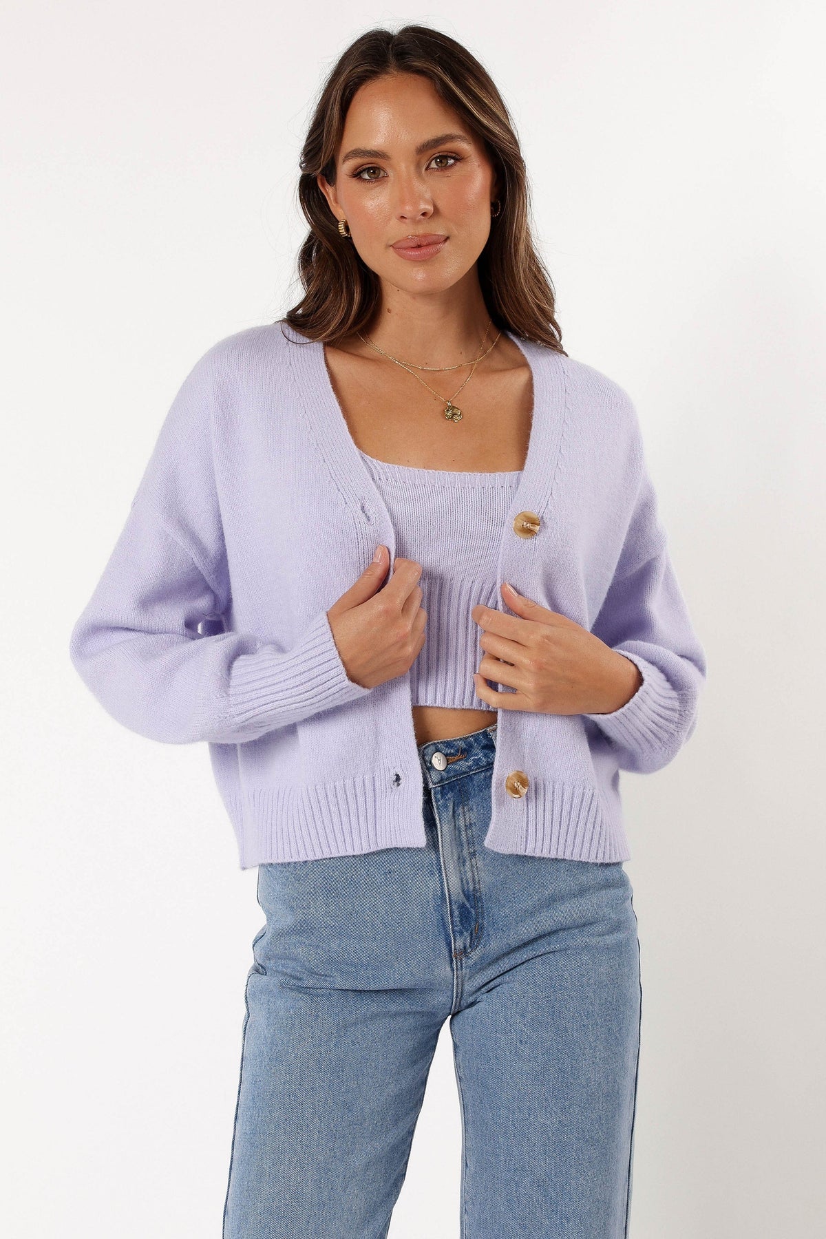 Isabel Sweater Top in Lilac – view 9 of 10