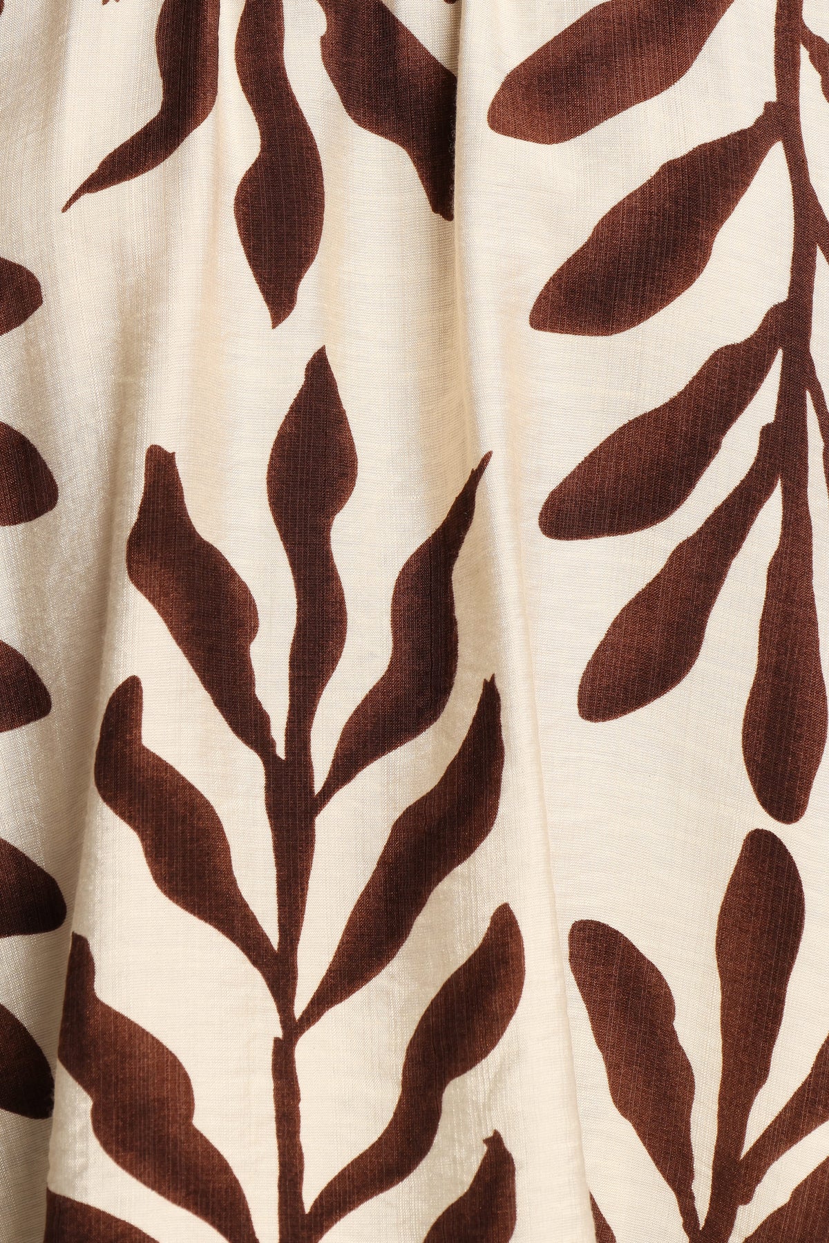 July Long Sleeve Smock Top in Brown Palm – view 8 of 9