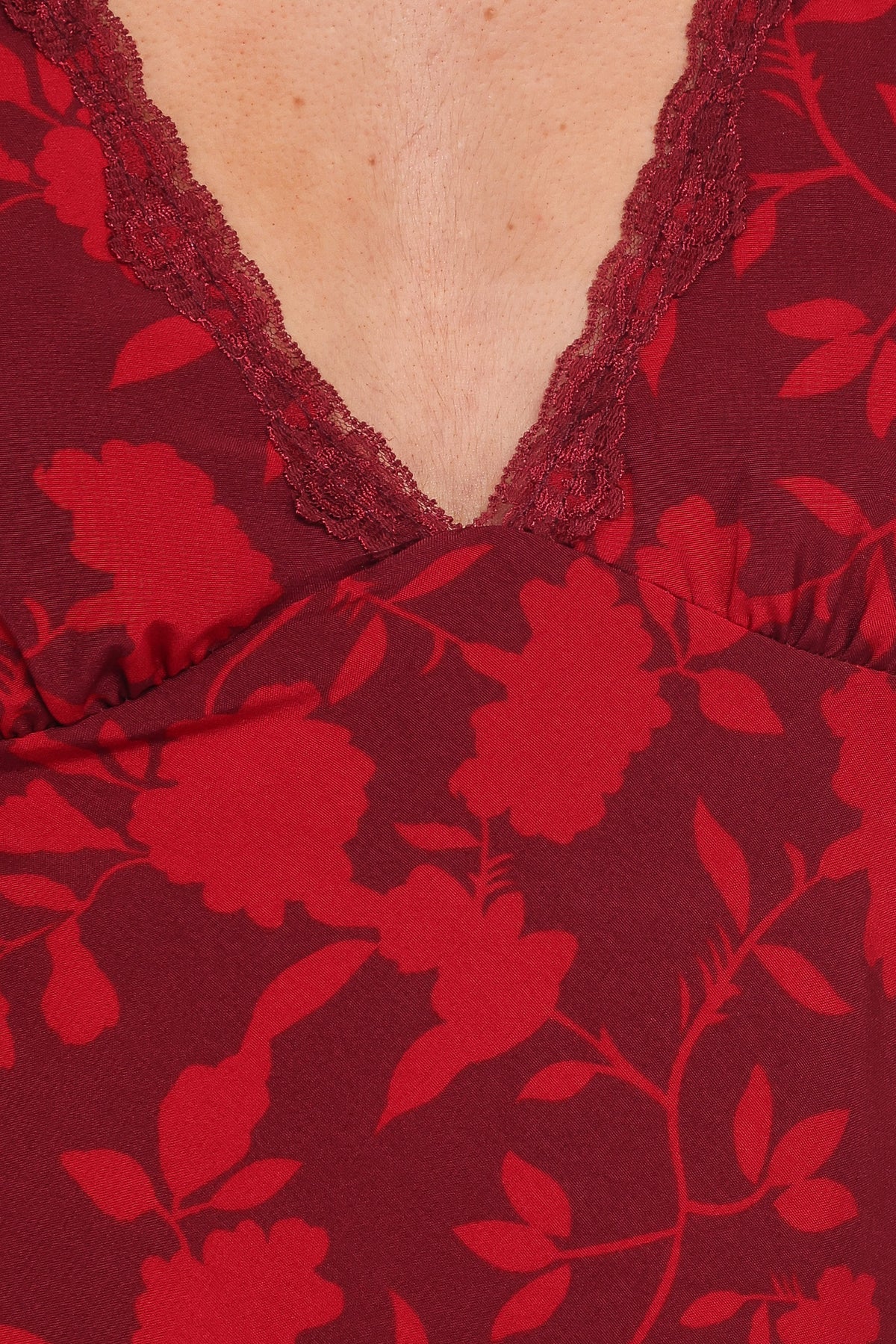 Kelso Top in Burgundy Floral – view 6 of 6