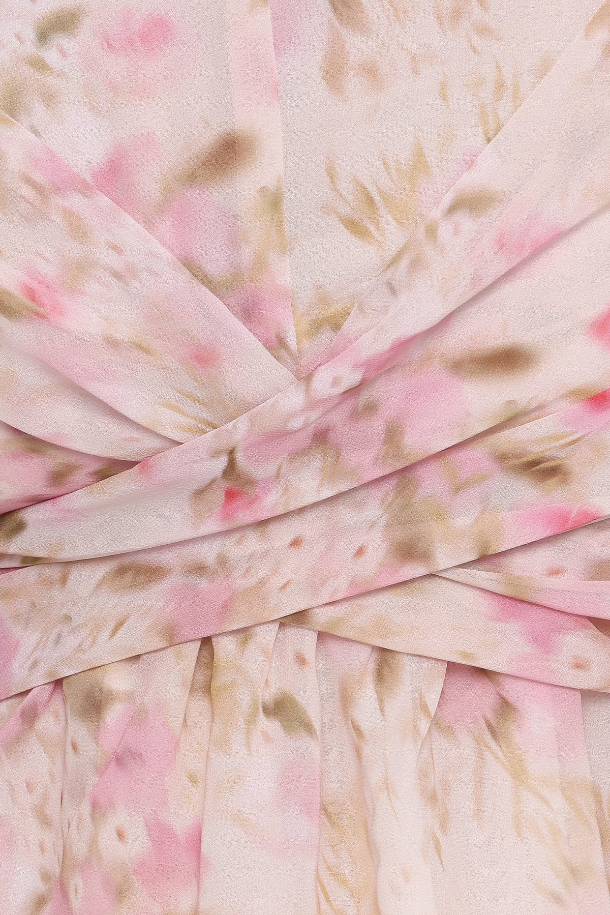 Limona Peplum Top in Blurred Pink Floral – view 8 of 8