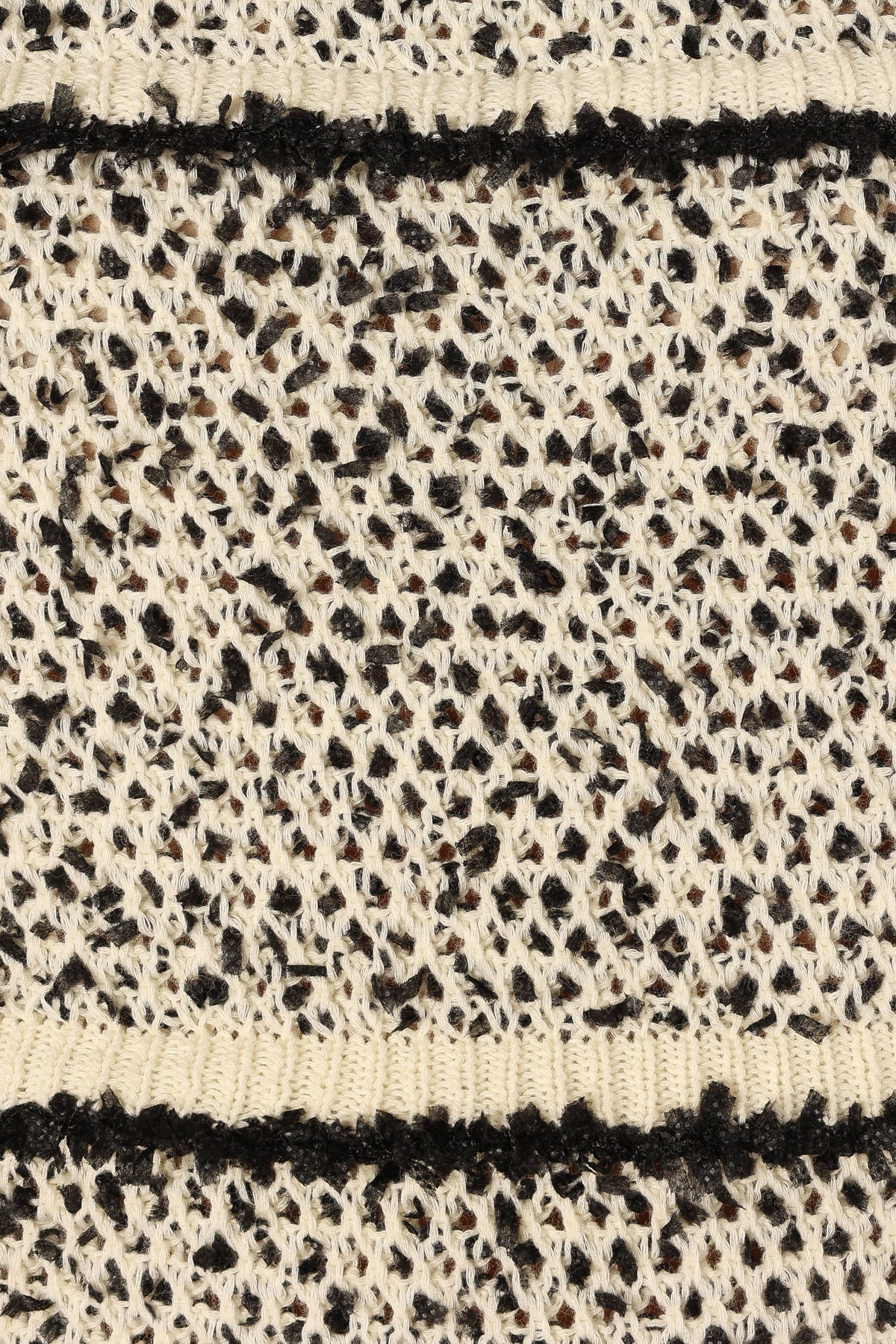 Lydia Knit Top in Ivory Black – view 7 of 7