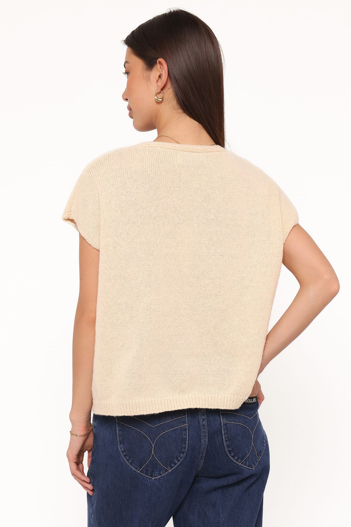 Mariana Knit Vest in Lemon – view 4 of 6