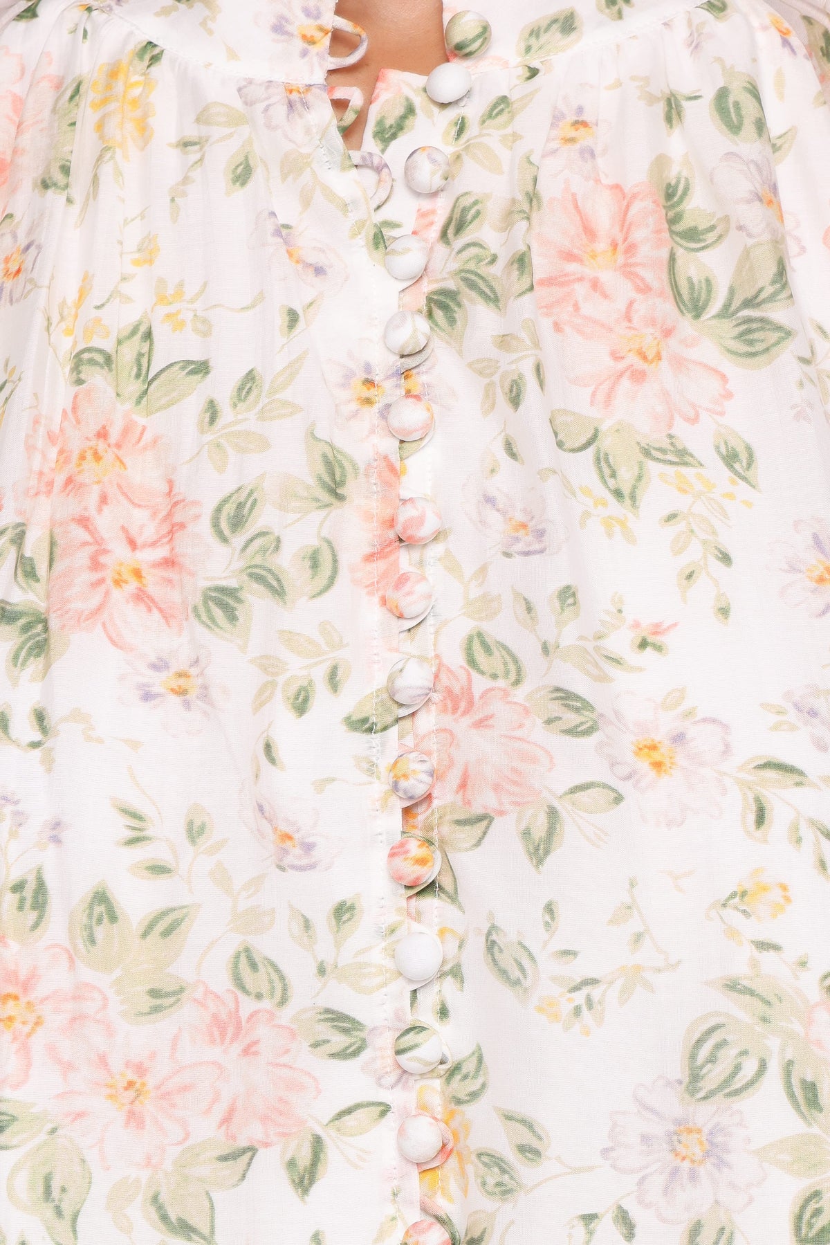 Marni Top in White Multi Floral – view 9 of 9