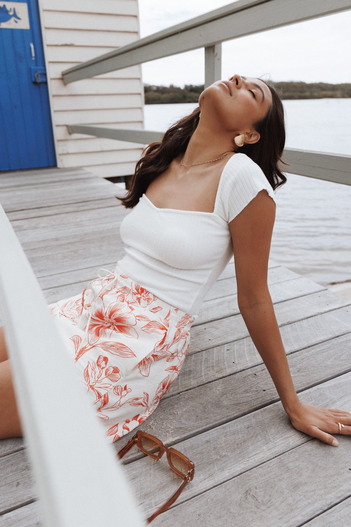 Maura Top in White – view 1 of 8