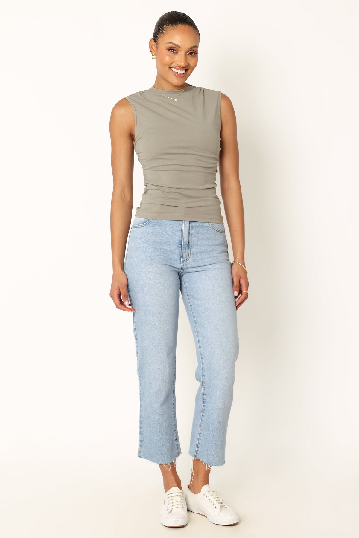 Nissa Top in Olive – view 9 of 15