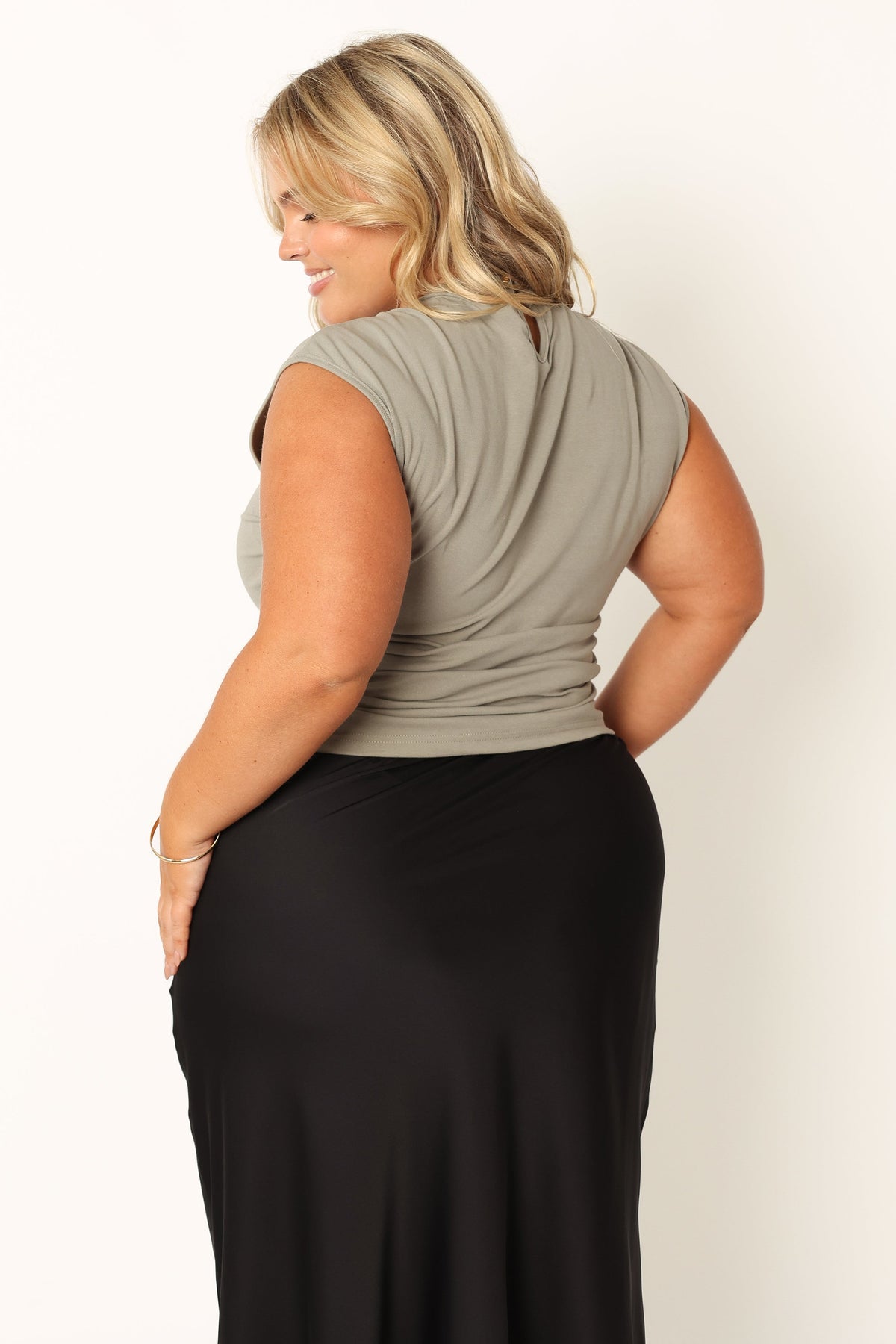 Nissa Top in Olive – view 11 of 15
