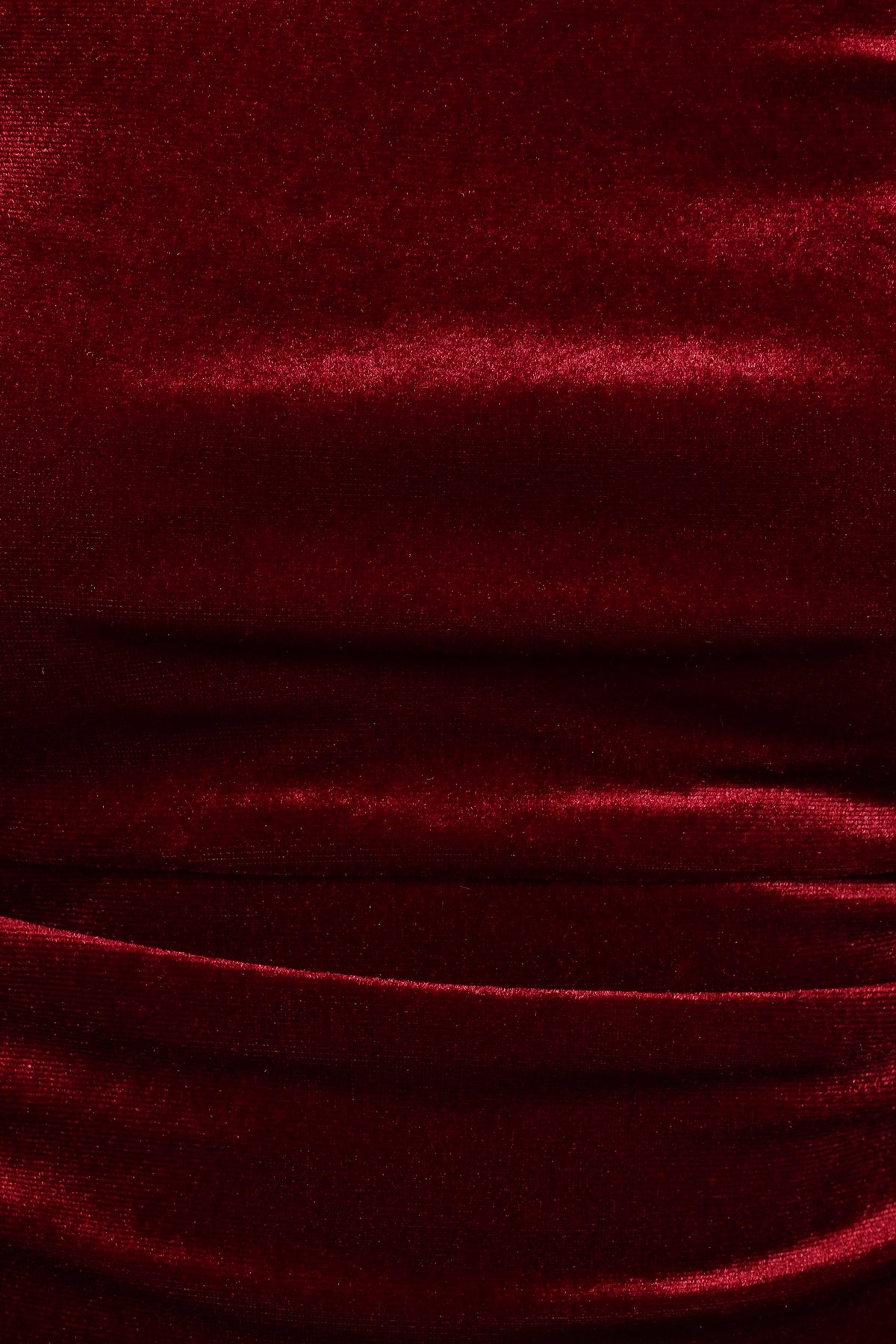 Nissa Velvet Top in Burgundy – view 7 of 8