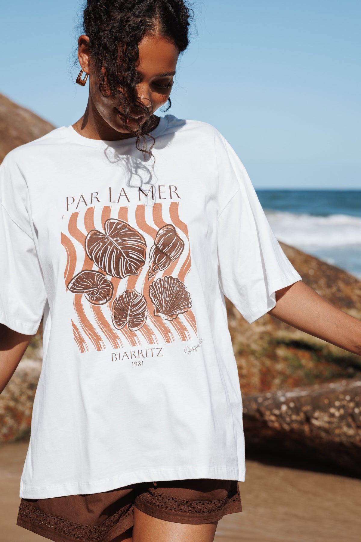 Par La Mer Tee in White – view 8 of 8
