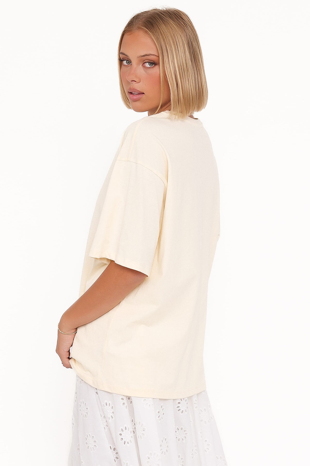 Petite Saucisse Tee in Cream – view 4 of 8