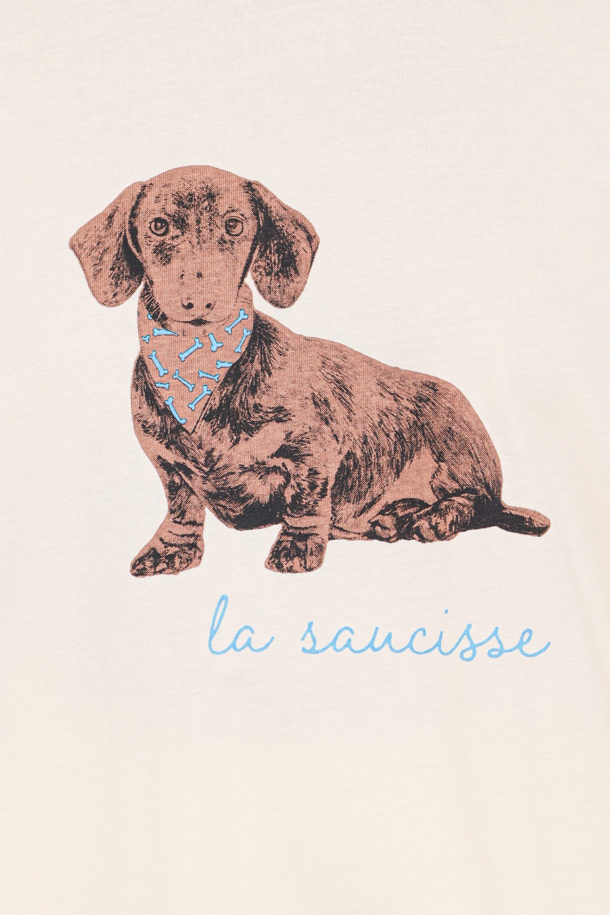 Petite Saucisse Tee in Cream – view 7 of 8