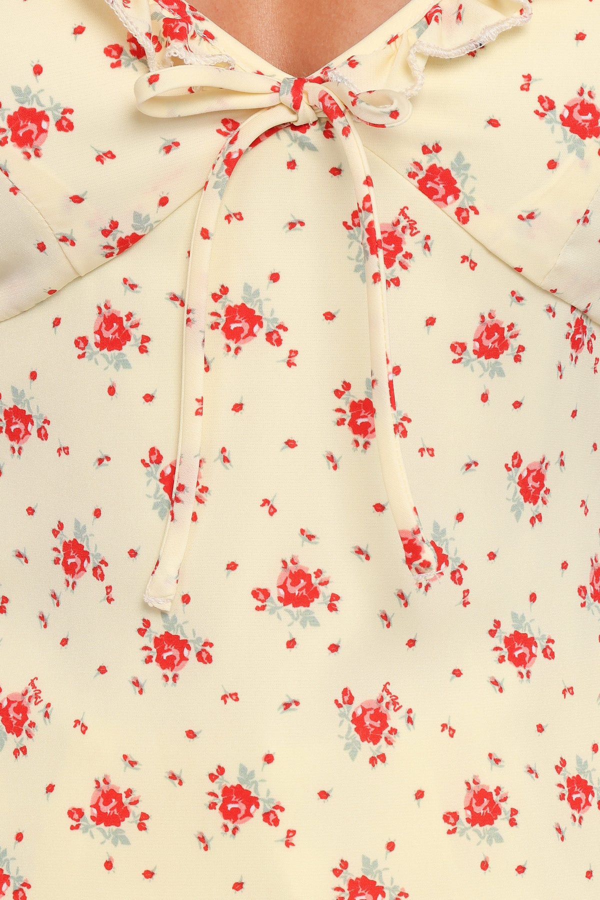 Roni Tank Top in Yellow Floral – view 7 of 8