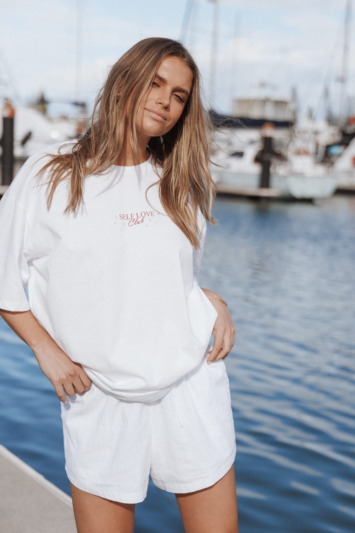 Runa Self Love Graphic Tee in White – view 7 of 7