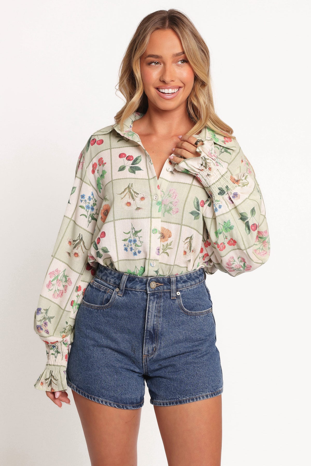 Tomi Long Sleeve Shirt in Flower Market – view 2 of 8