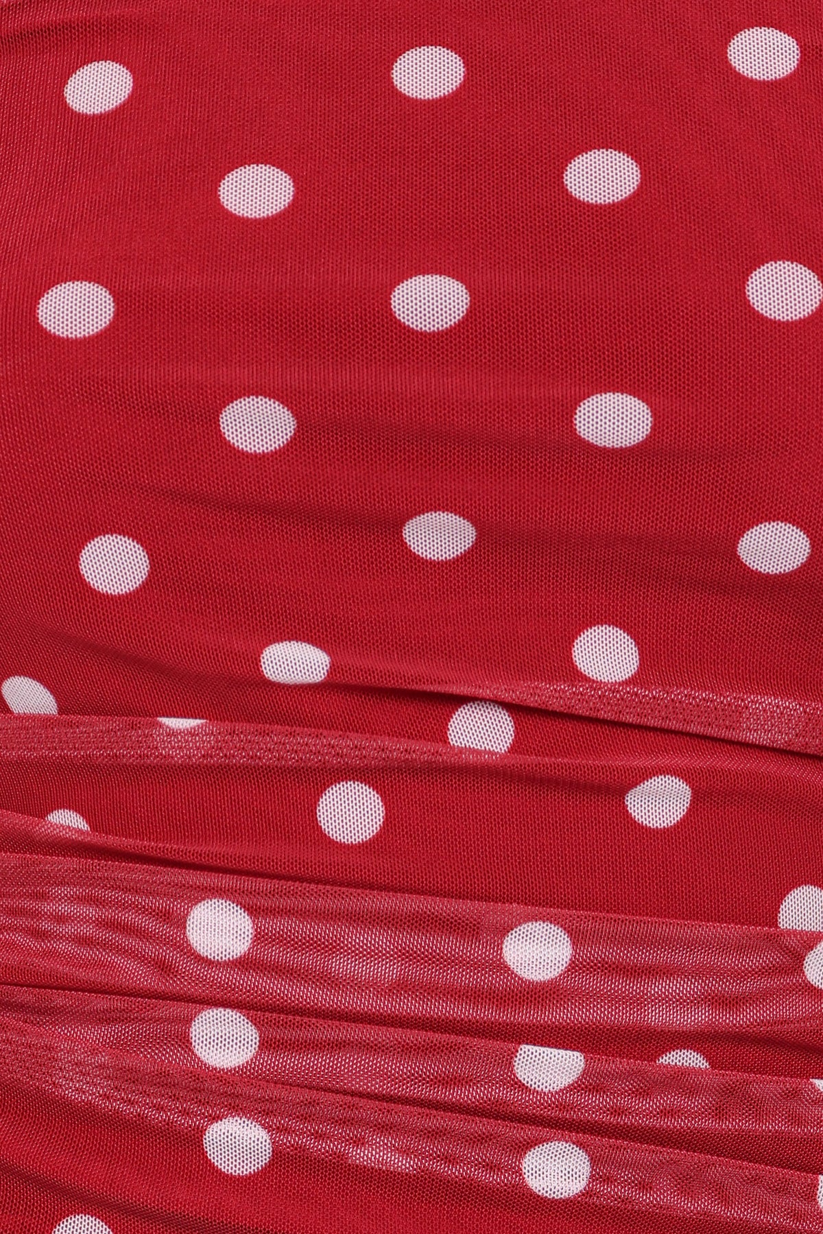 Tullia Strapless Top in Red Polka Dot – view 6 of 6