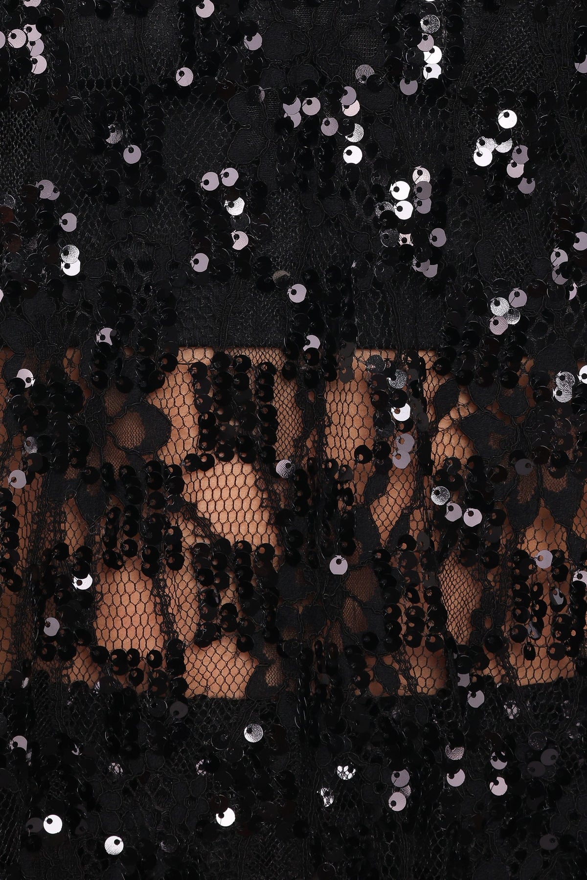 Yonder Sheer Lace Tee Top in Black – view 6 of 6