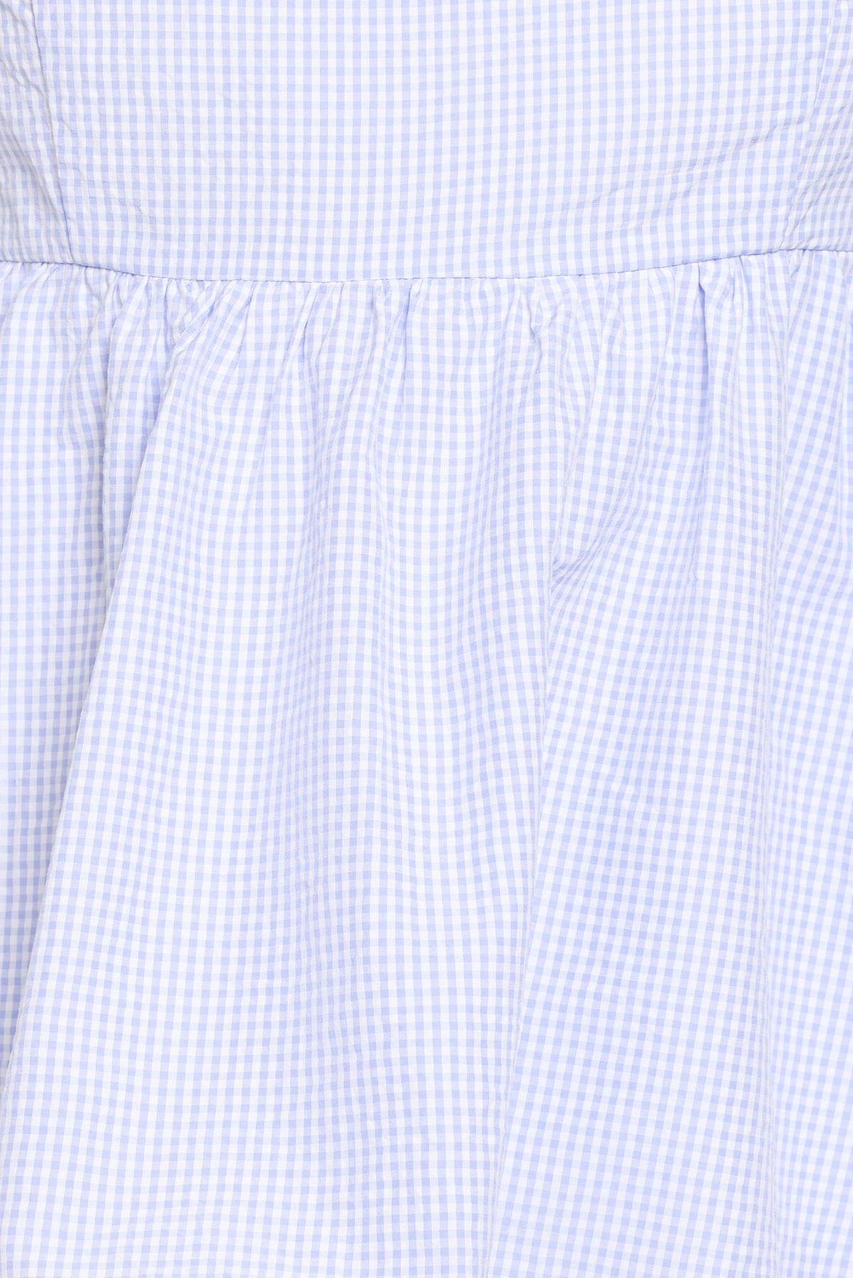Zephyra Baby Doll Top in Blue Gingham – view 7 of 8