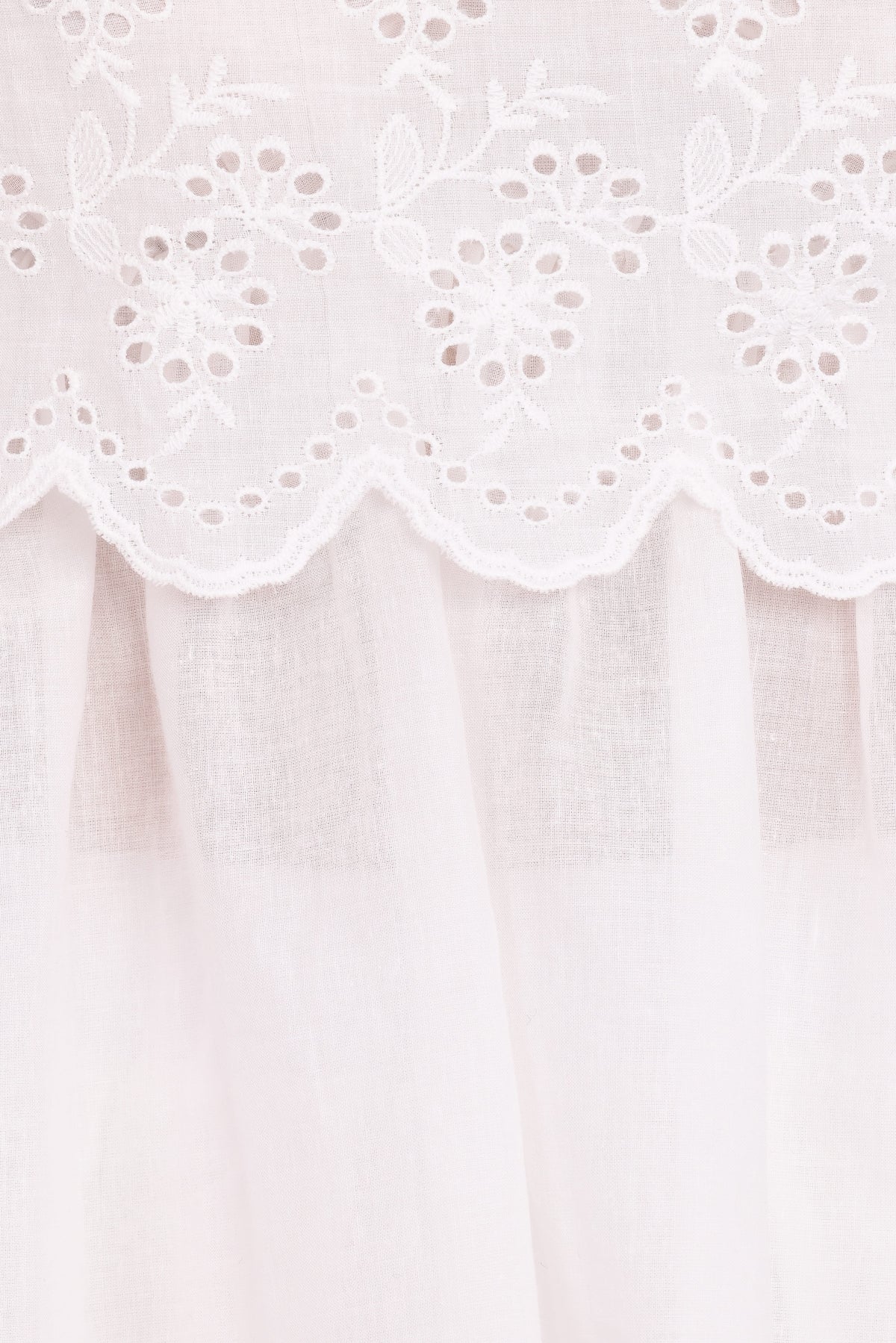 Zera Eyelet Top in White – view 7 of 8