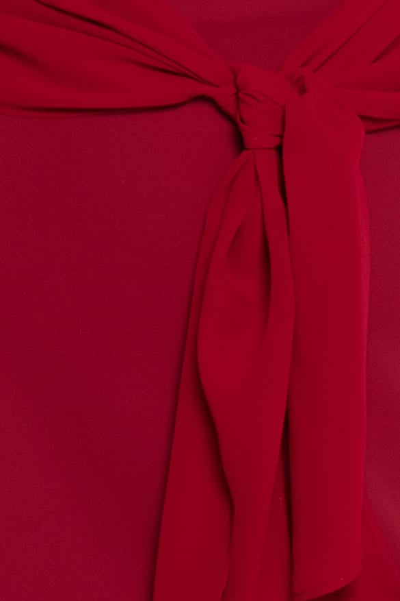 Athena Jumpsuit in Sangria Red – view 6 of 7