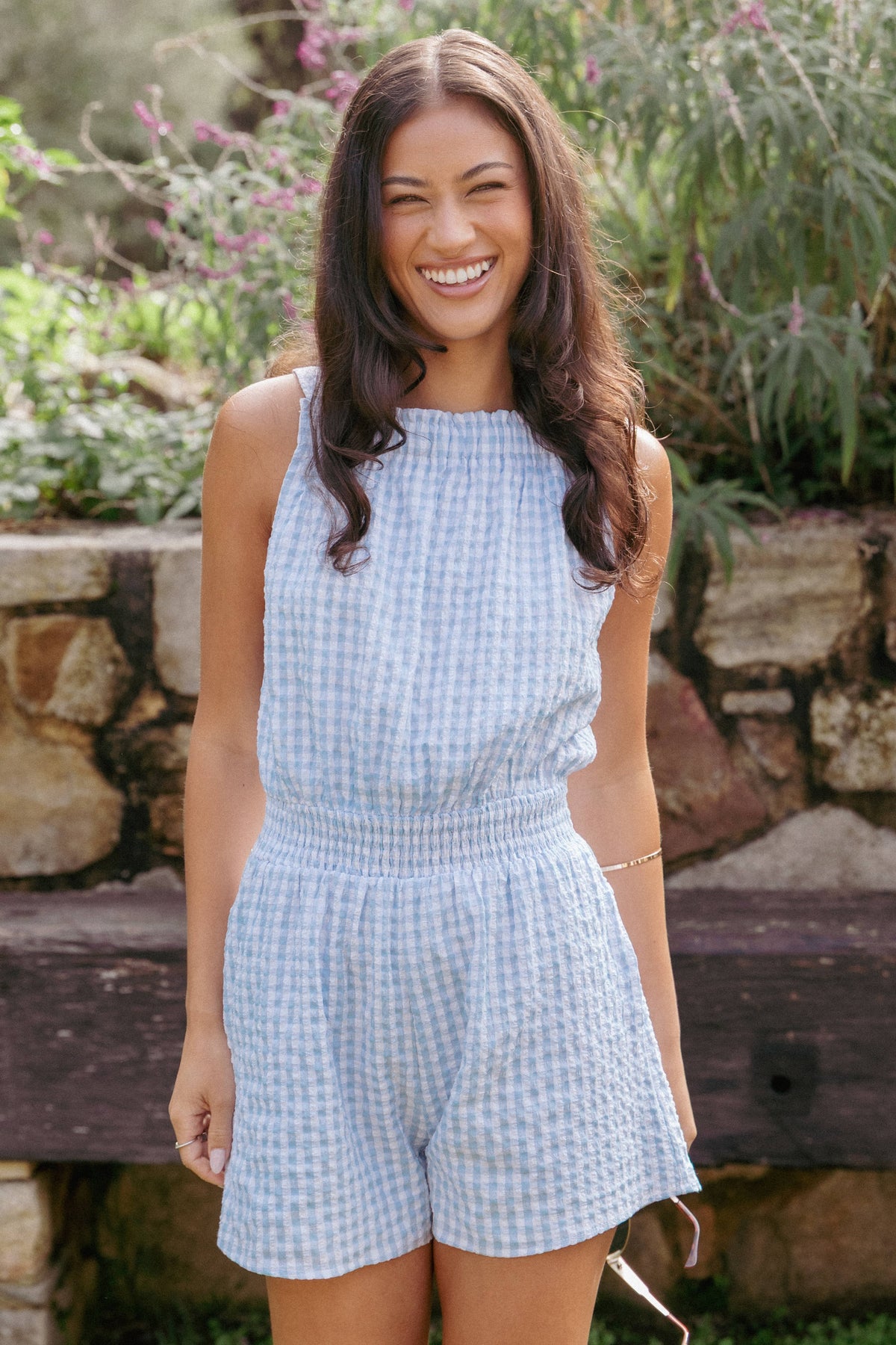 Felicity Romper in Blue Gingham – view 8 of 8