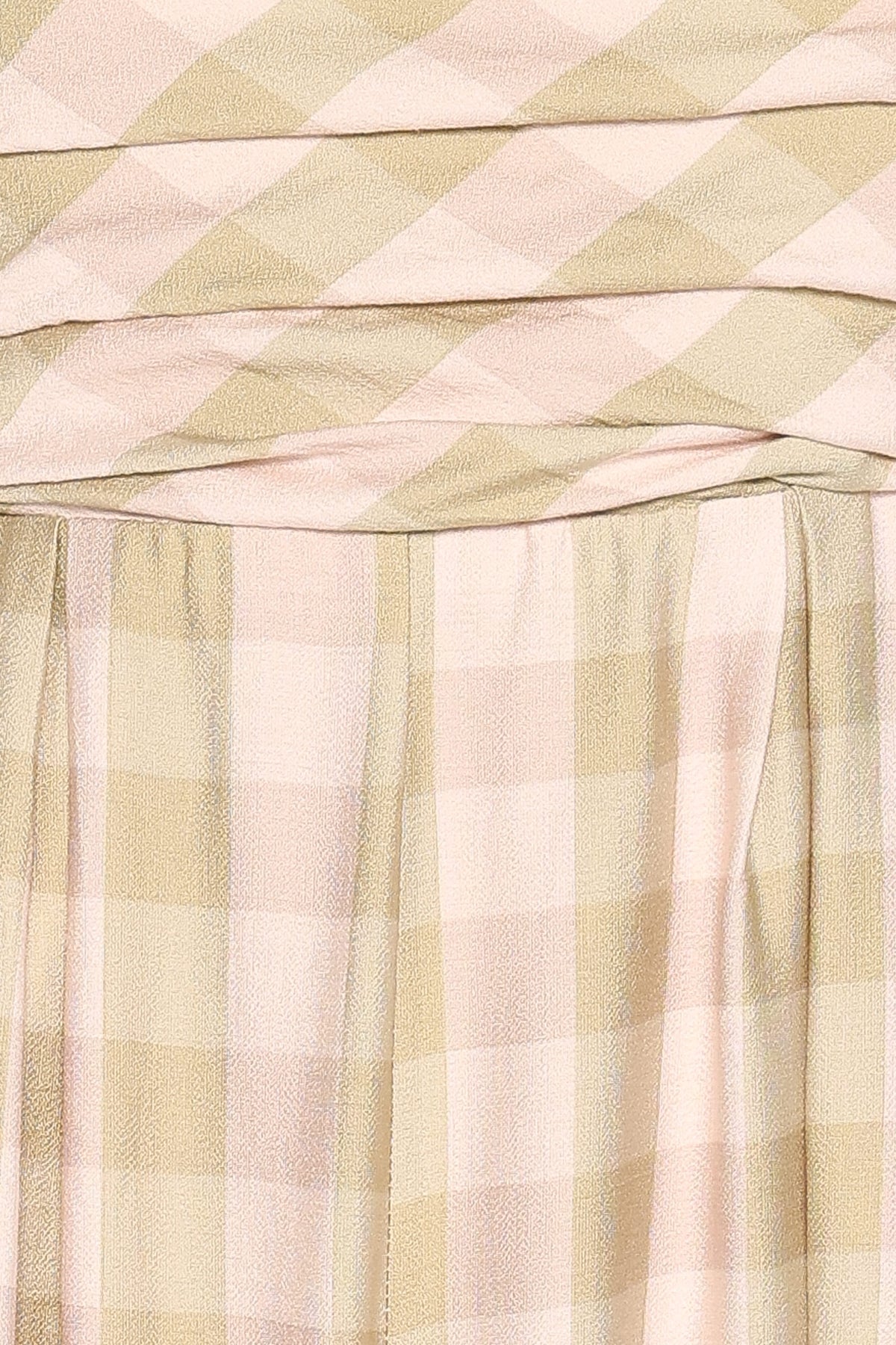 Pricilla Jumpsuit in Green/Pink Gingham – view 6 of 7