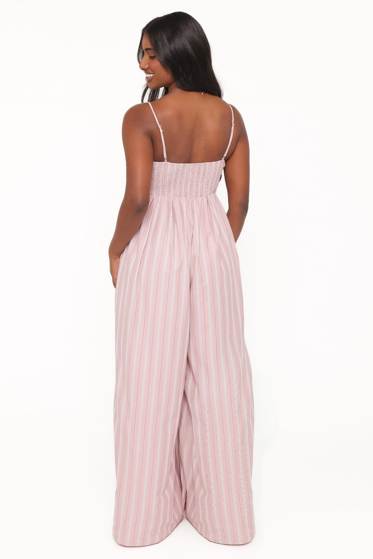 Pricilla Jumpsuit in Pink Stripe – view 4 of 6