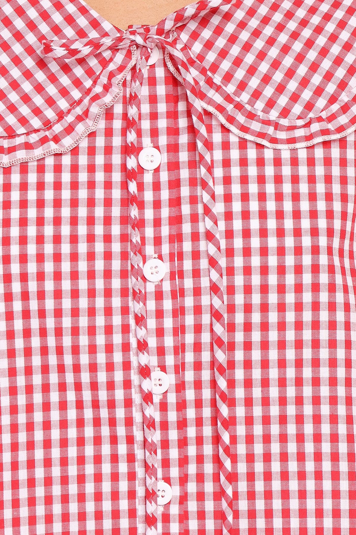 Angela Short Set in Red Gingham – view 7 of 7