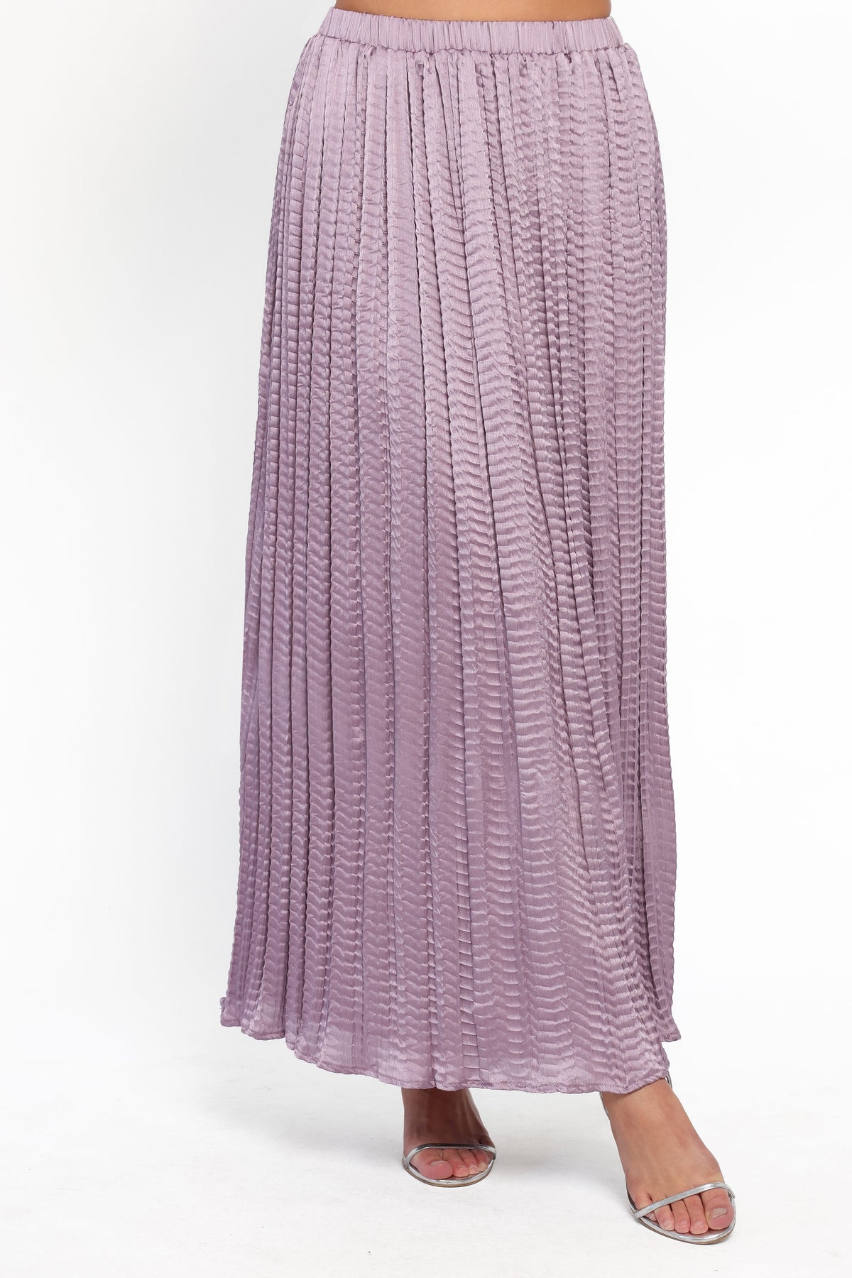 Delvine Asymmetrical Skirt Set in Lilac – view 6 of 8