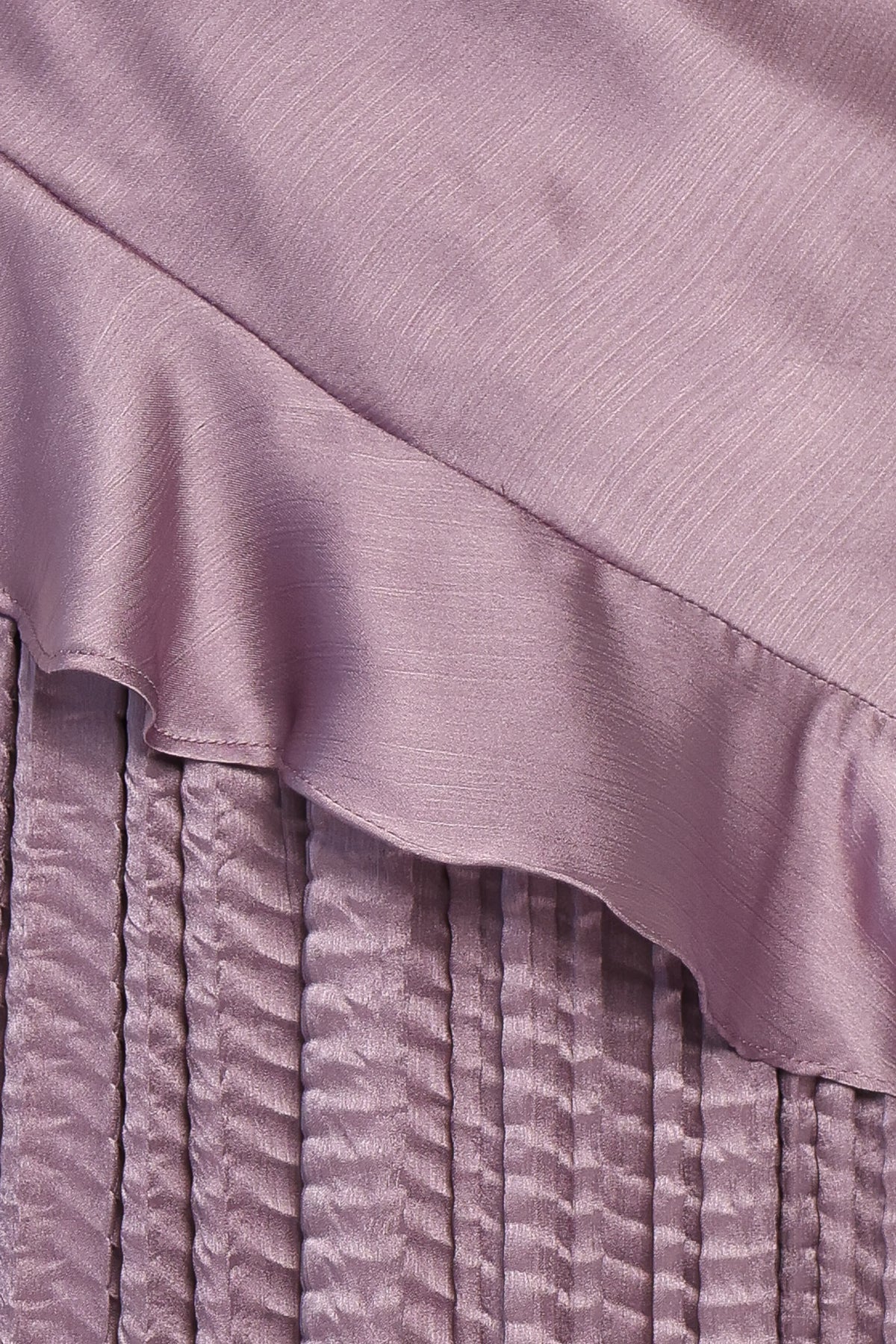 Delvine Asymmetrical Skirt Set in Lilac – view 7 of 8