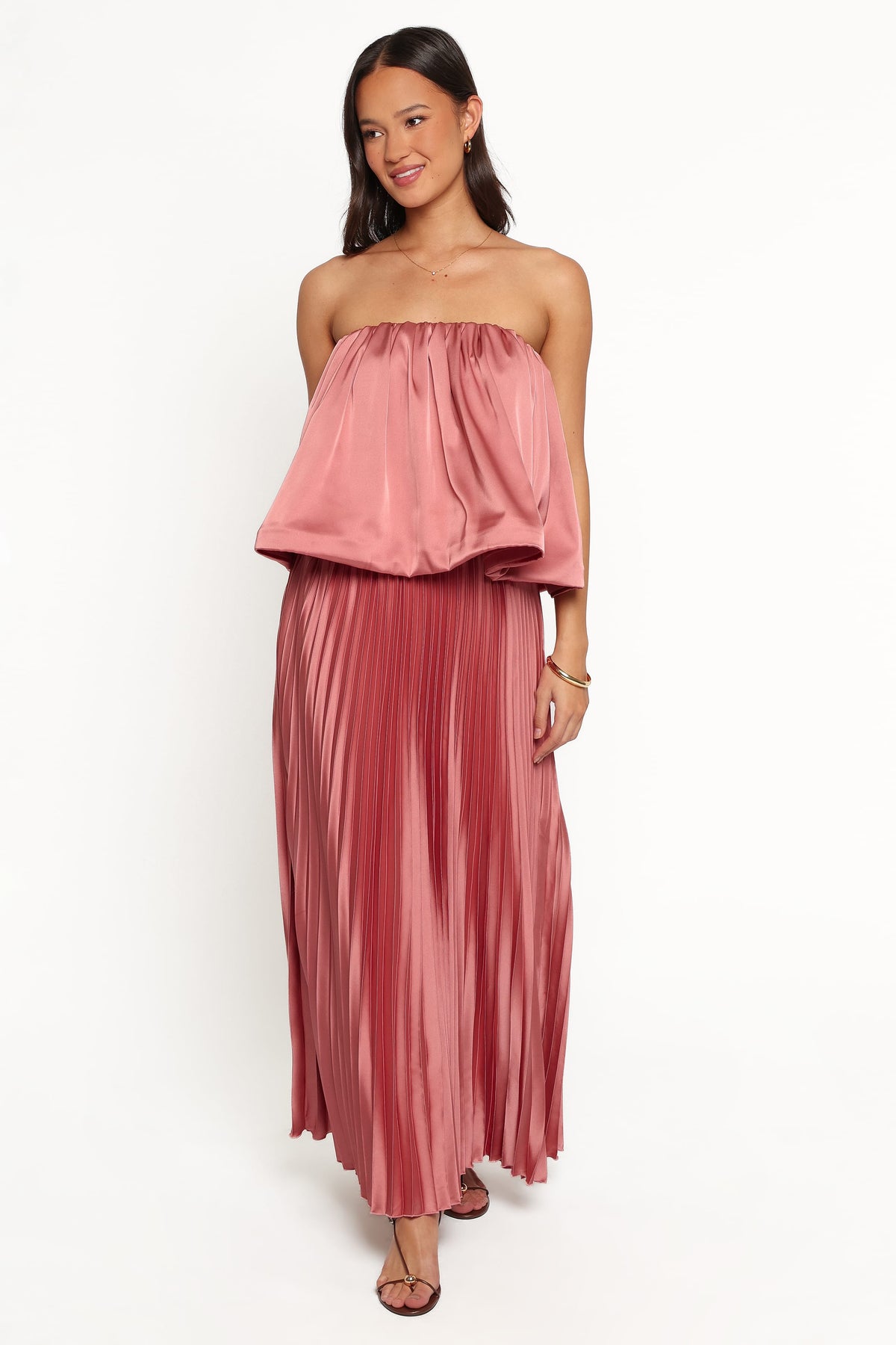 Dorado Pleated Skirt Set in Dusty Rose – view 6 of 7