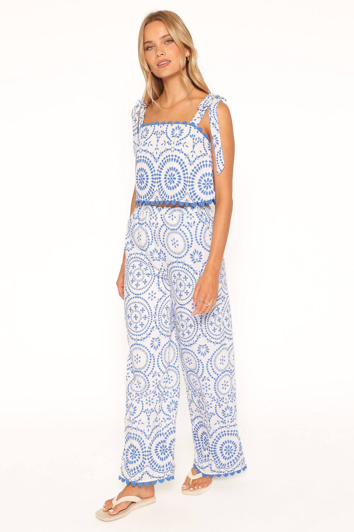 Felicia Pant Set in Blue Tile – view 1 of 6