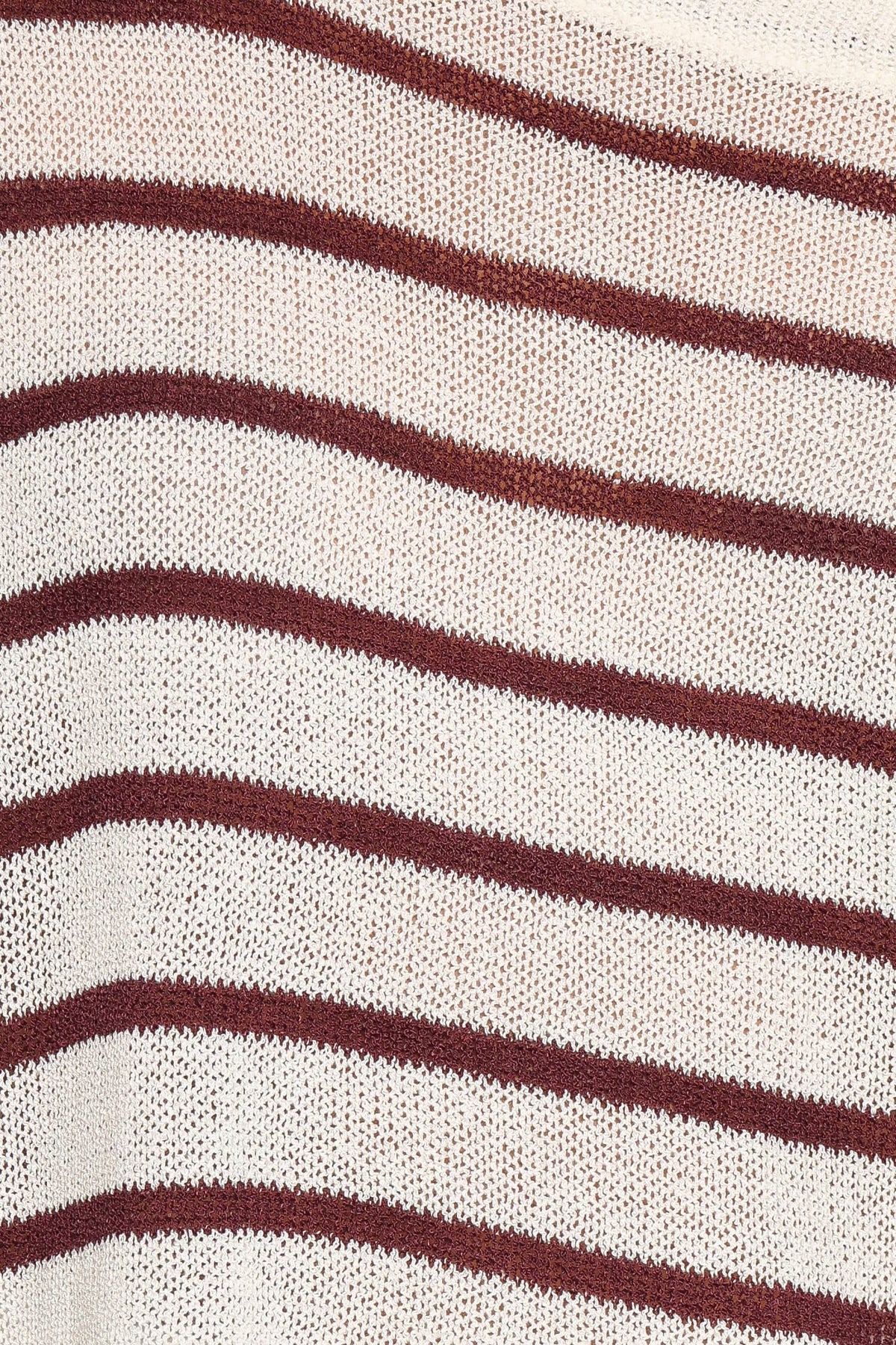 Janie Knitted Short Set in White Plum Stripe – view 7 of 7