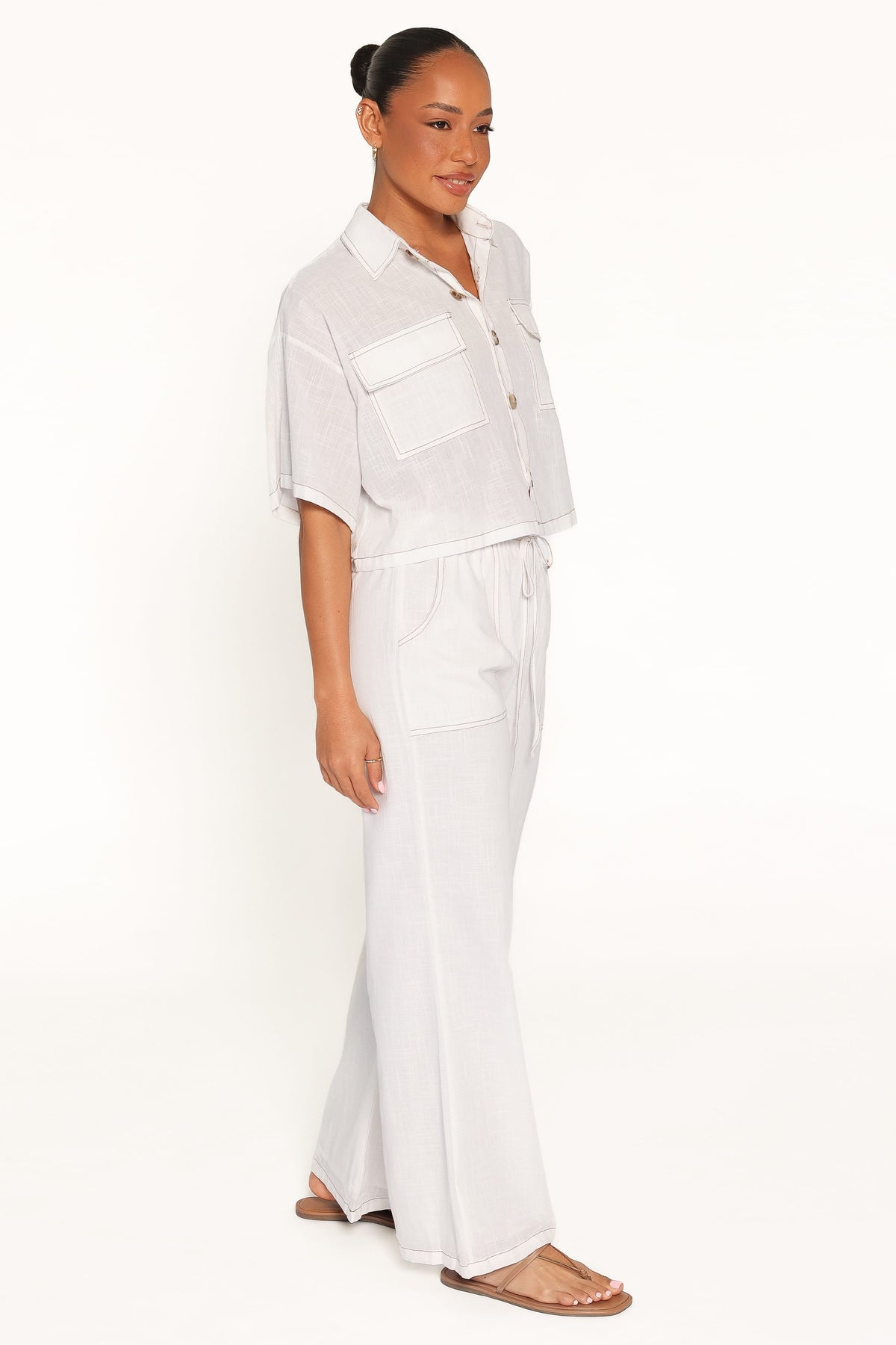 Jill Pant Set in White – view 3 of 6