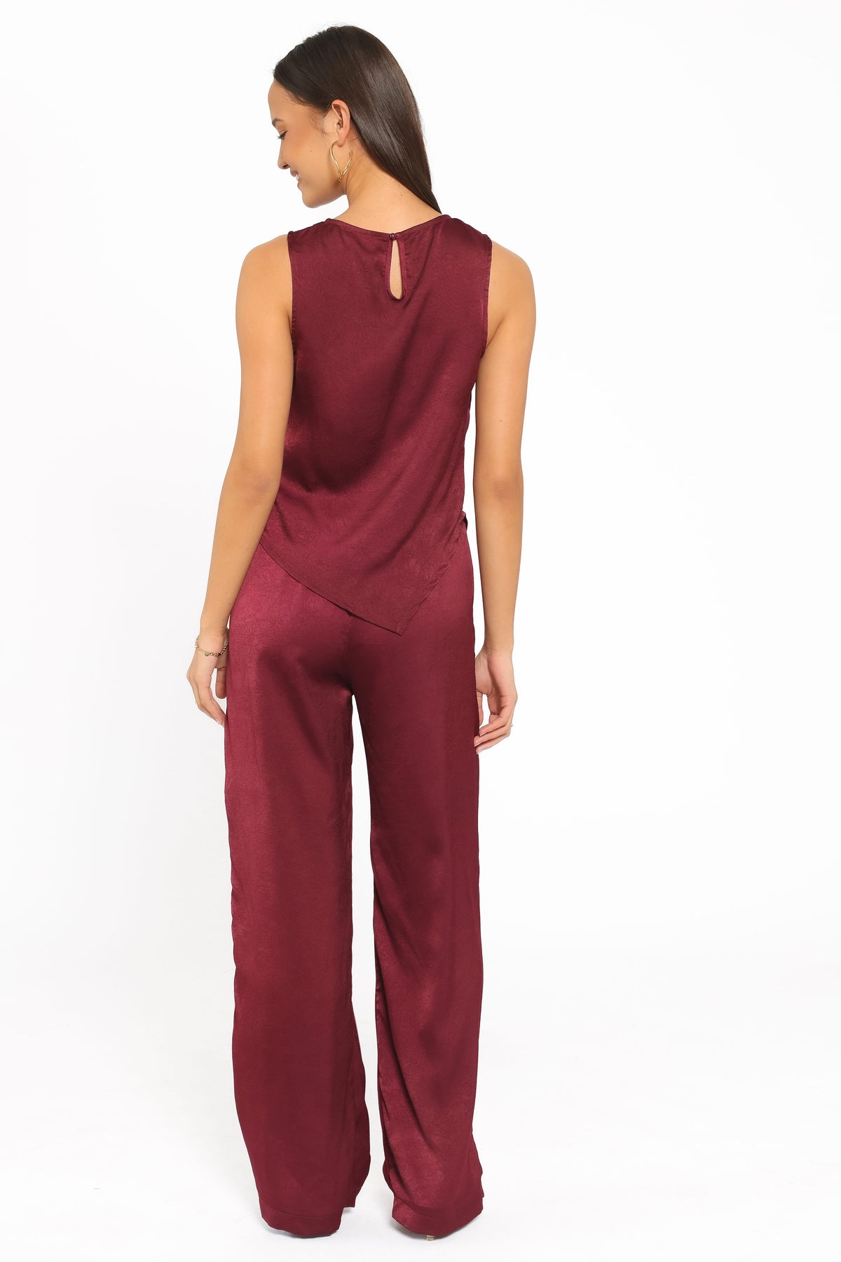 Lira Pant Set in Dark Cherry – view 4 of 7